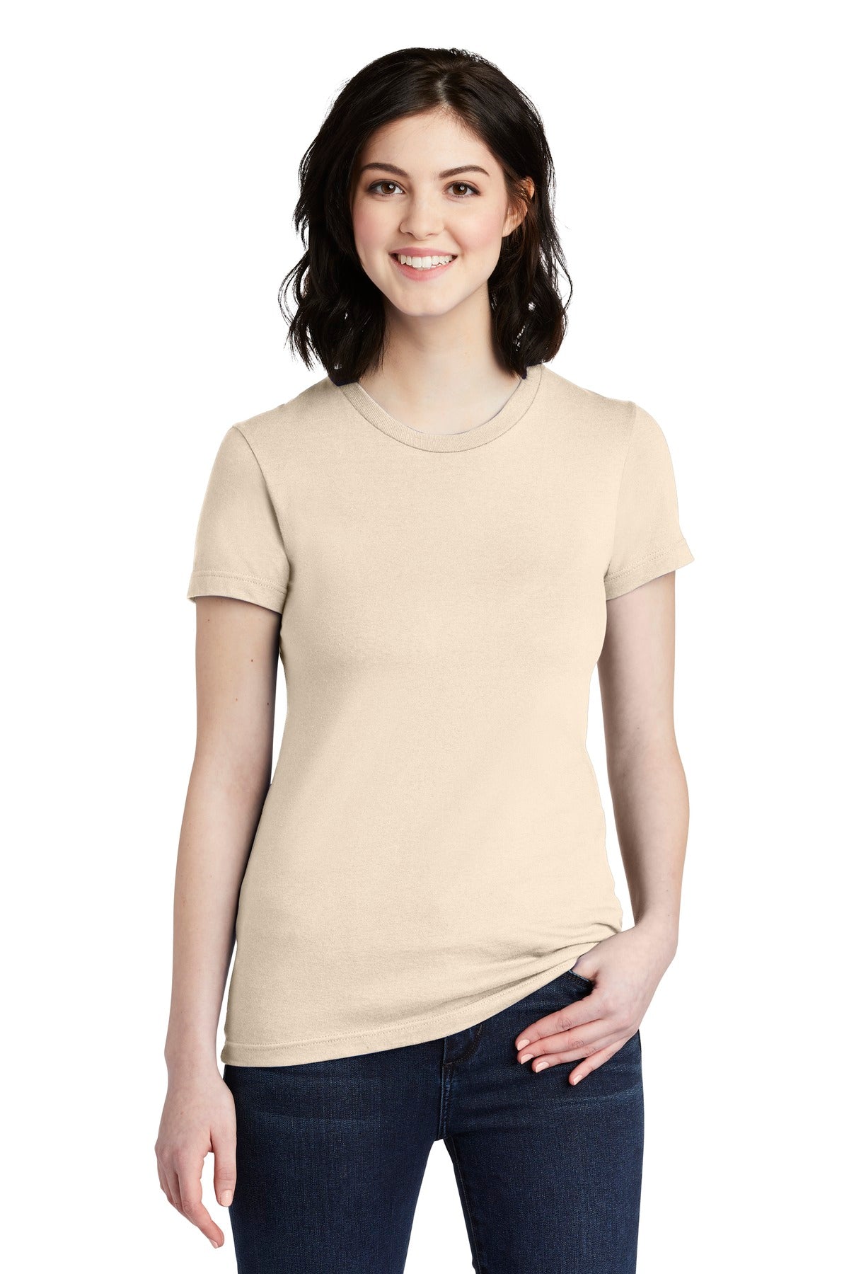 American Apparel ® Women&#39;s Fine Jersey T-Shirt. 2102W