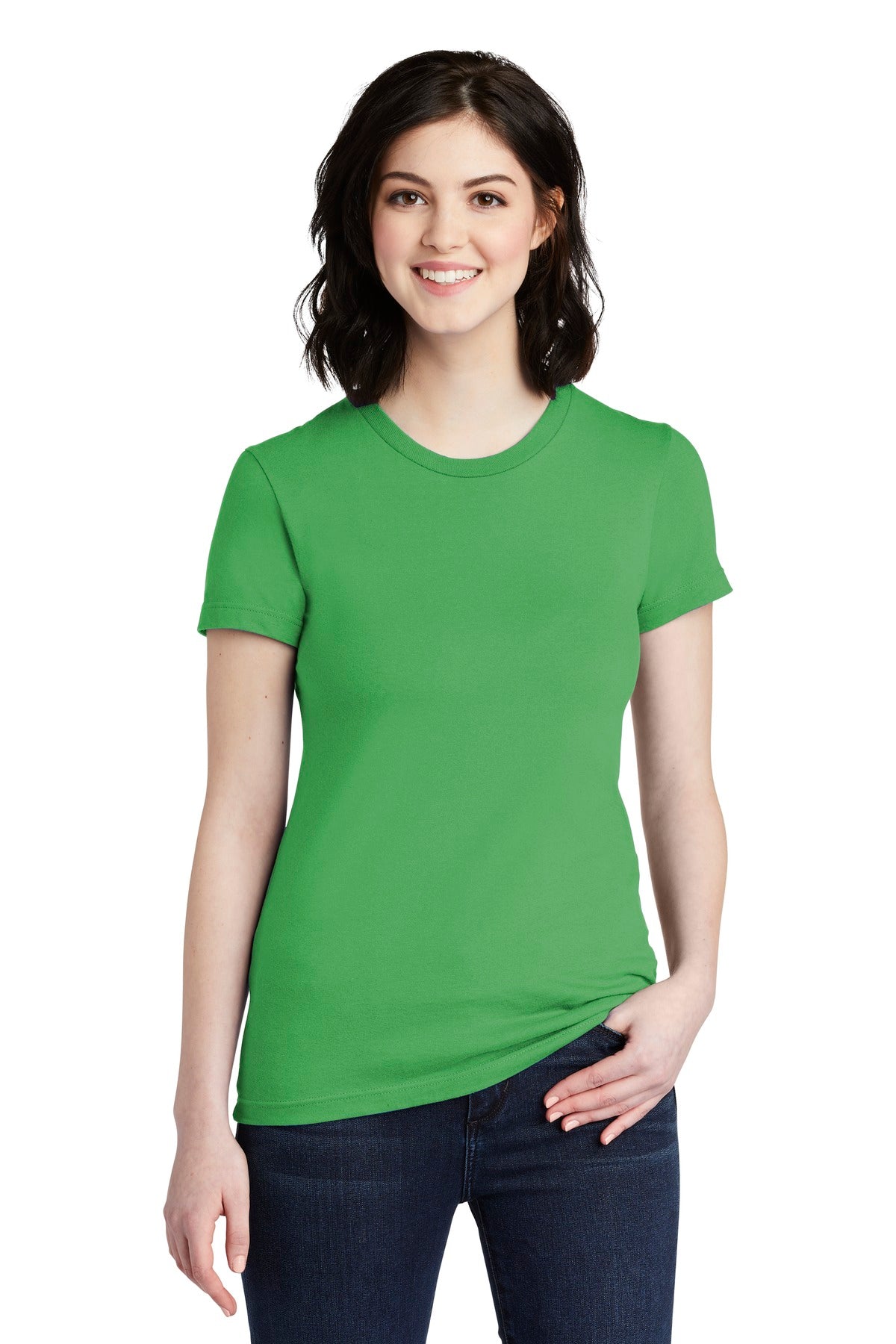 American Apparel ® Women&#39;s Fine Jersey T-Shirt. 2102W