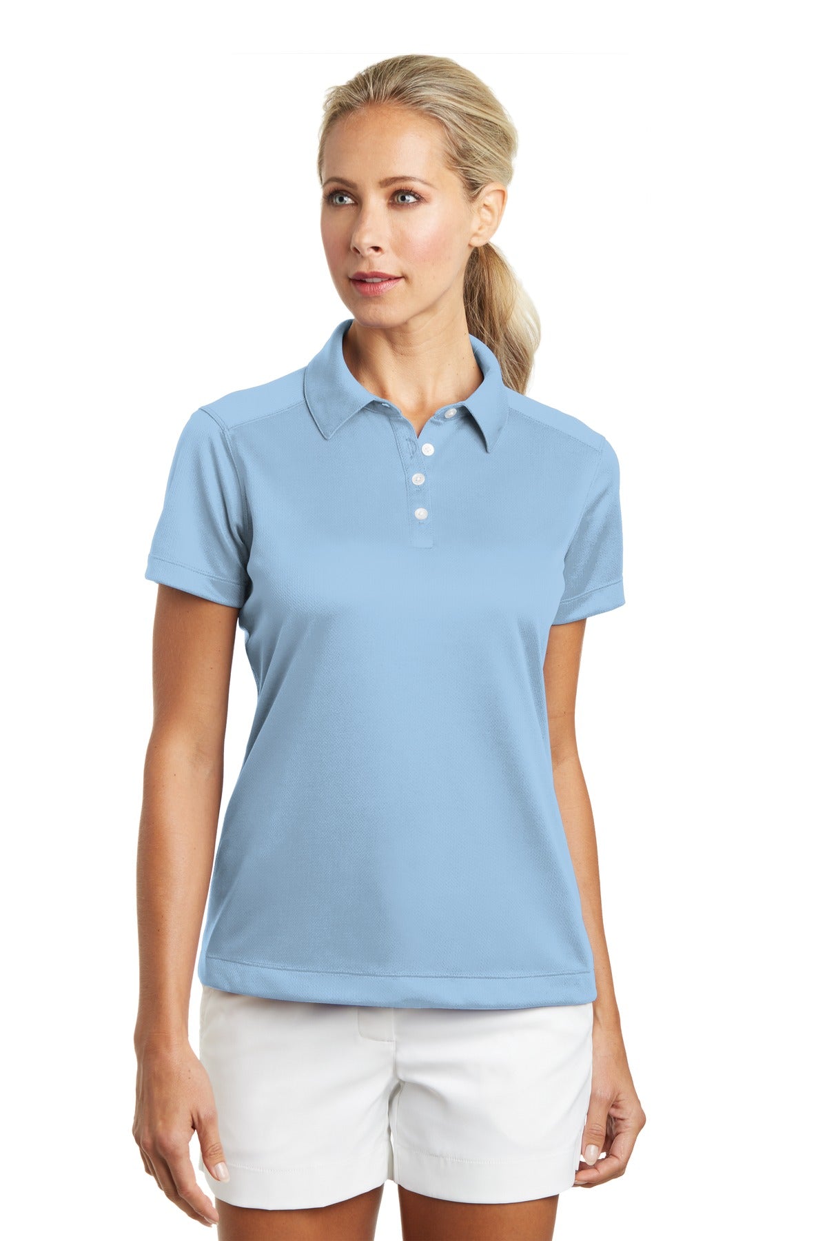 Nike Ladies Dri-FIT Pebble Texture Polo. 354064