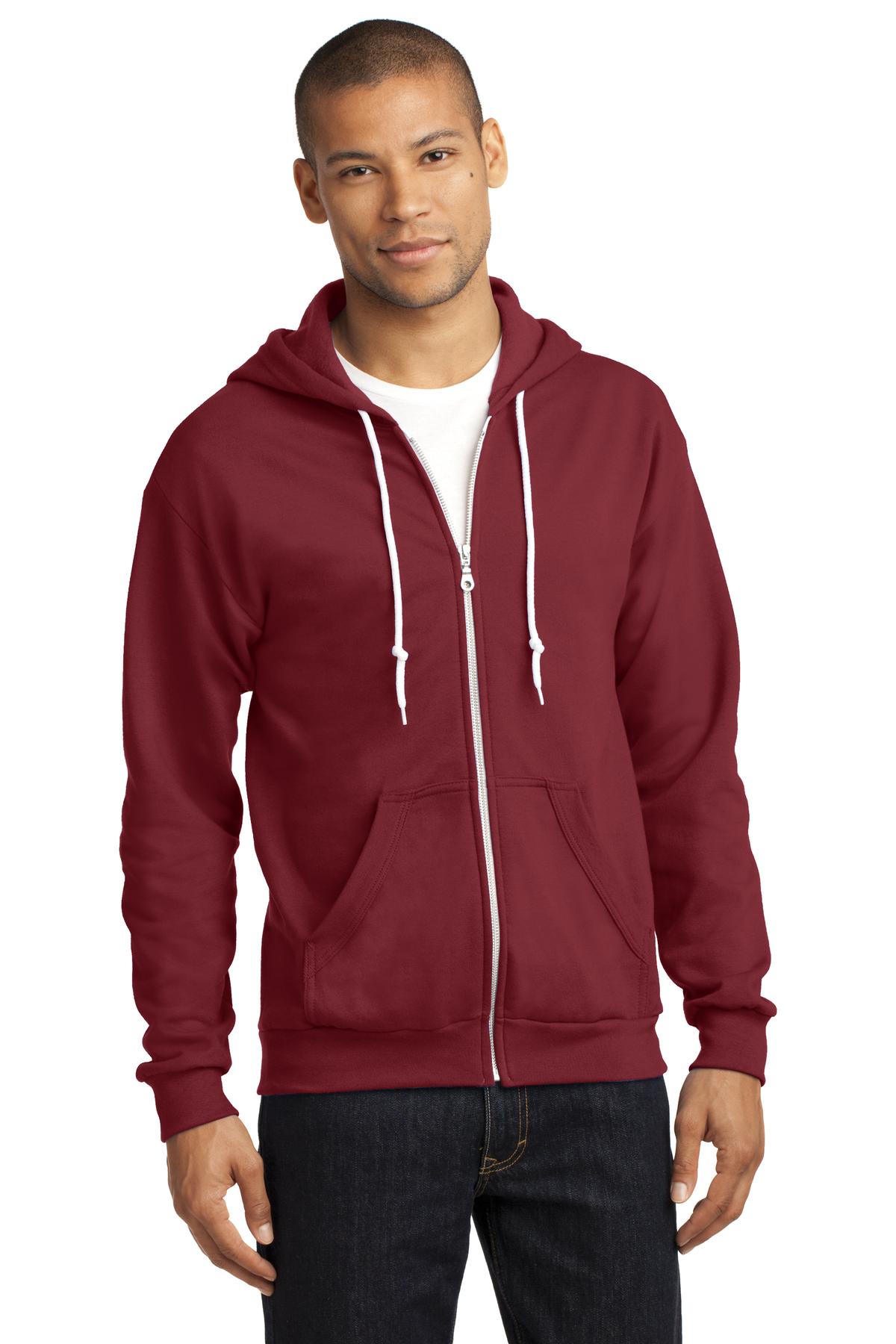 DISCONTINUED Anvil® Full-Zip Hooded Sweatshirt. 71600