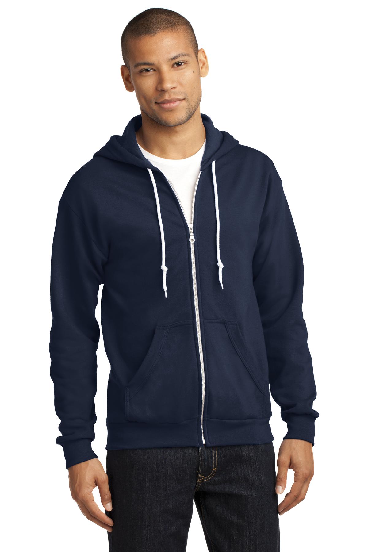 DISCONTINUED Anvil® Full-Zip Hooded Sweatshirt. 71600