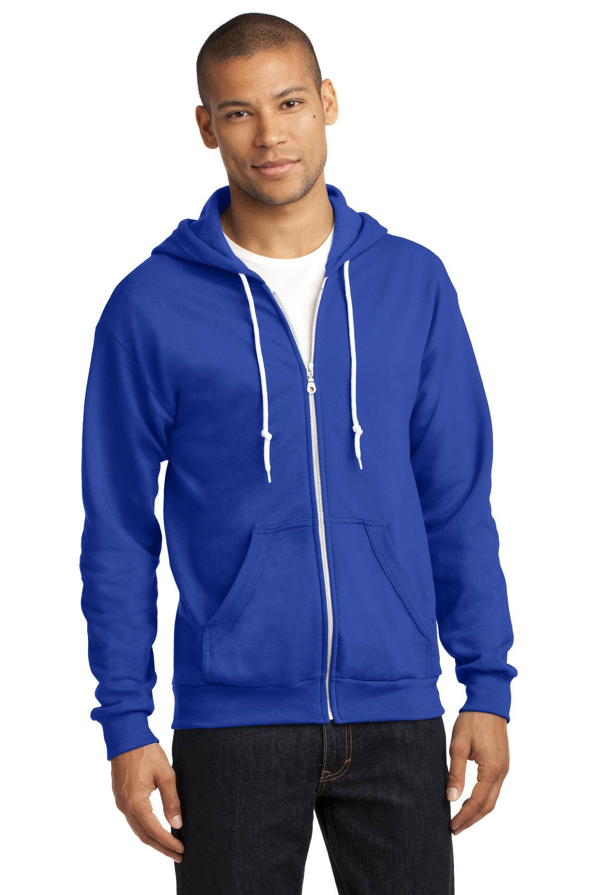 DISCONTINUED Anvil® Full-Zip Hooded Sweatshirt. 71600