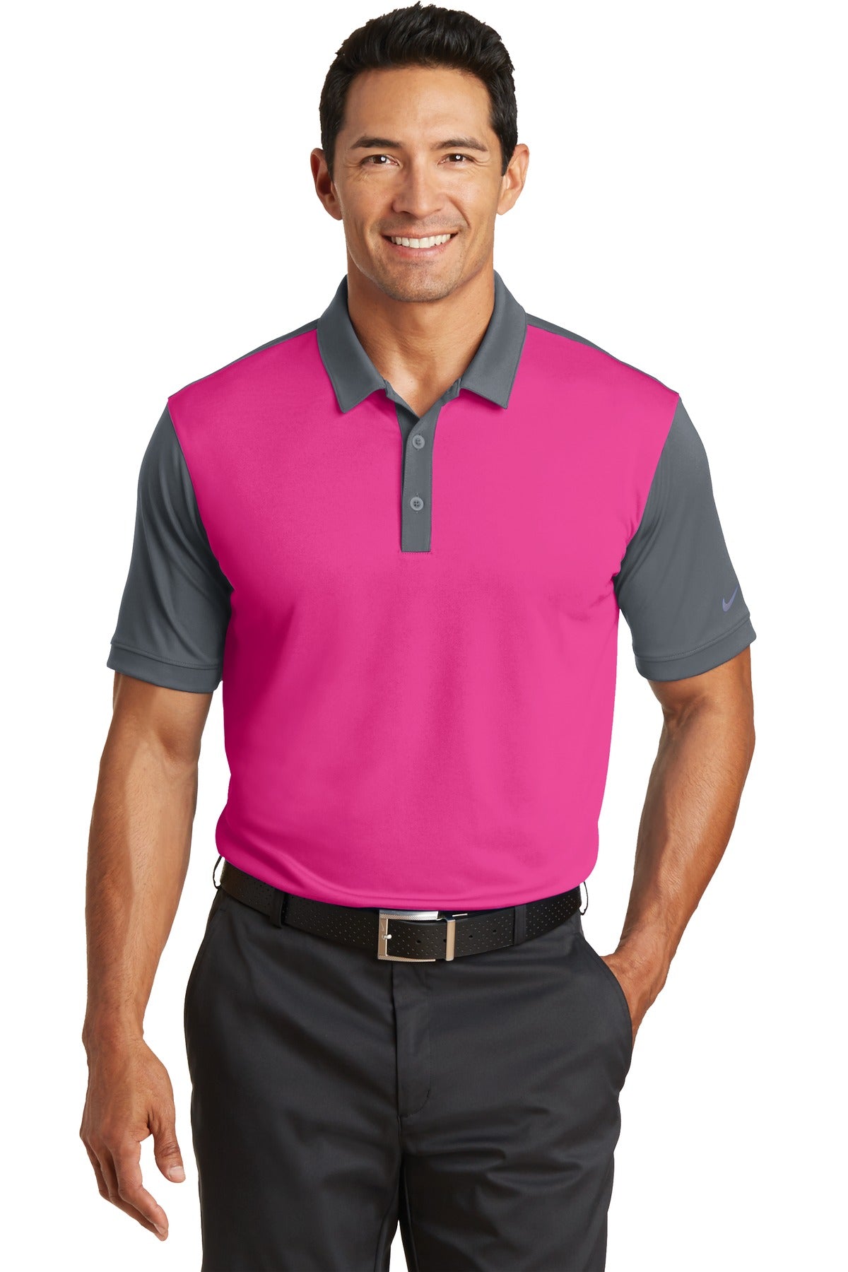 Nike Dri-FIT Colorblock Icon Modern Fit Polo.  746101