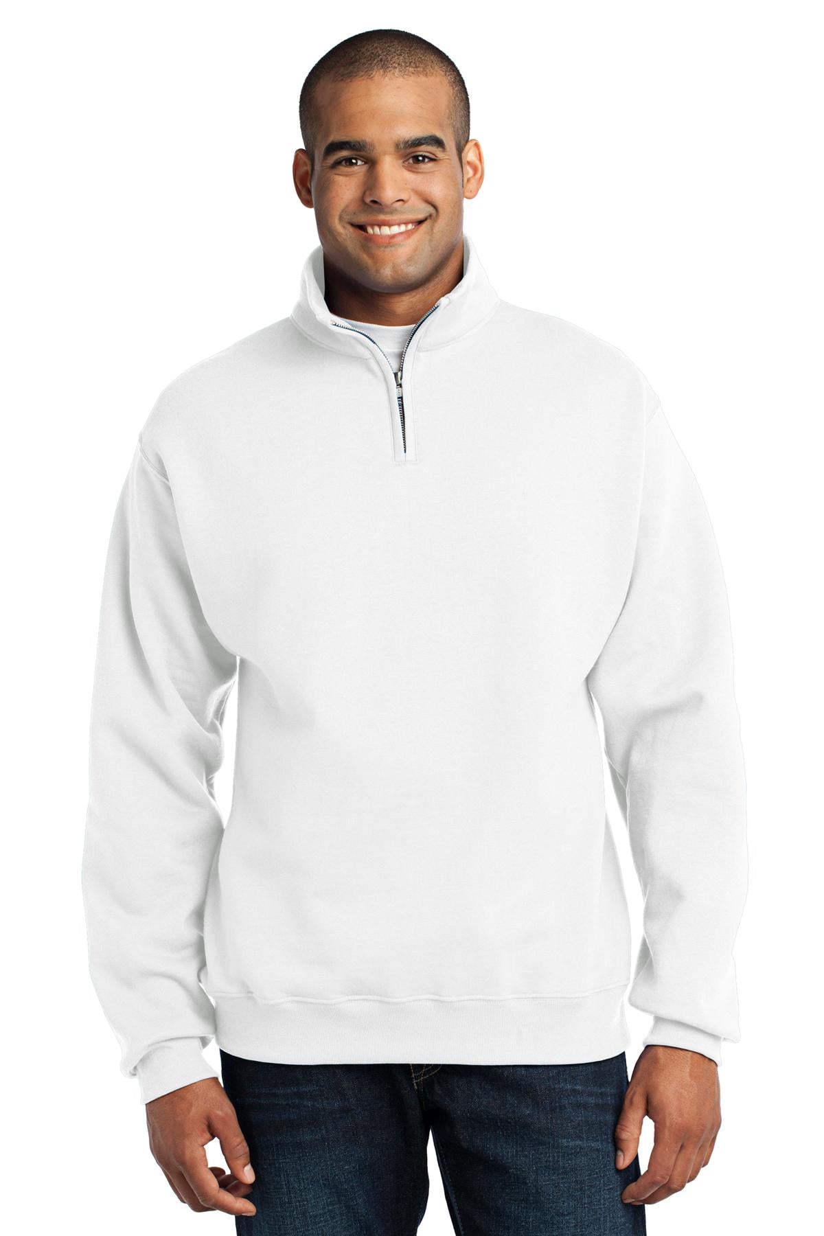 JERZEES® - NuBlend® 1/4-Zip Cadet Collar Sweatshirt. 995M