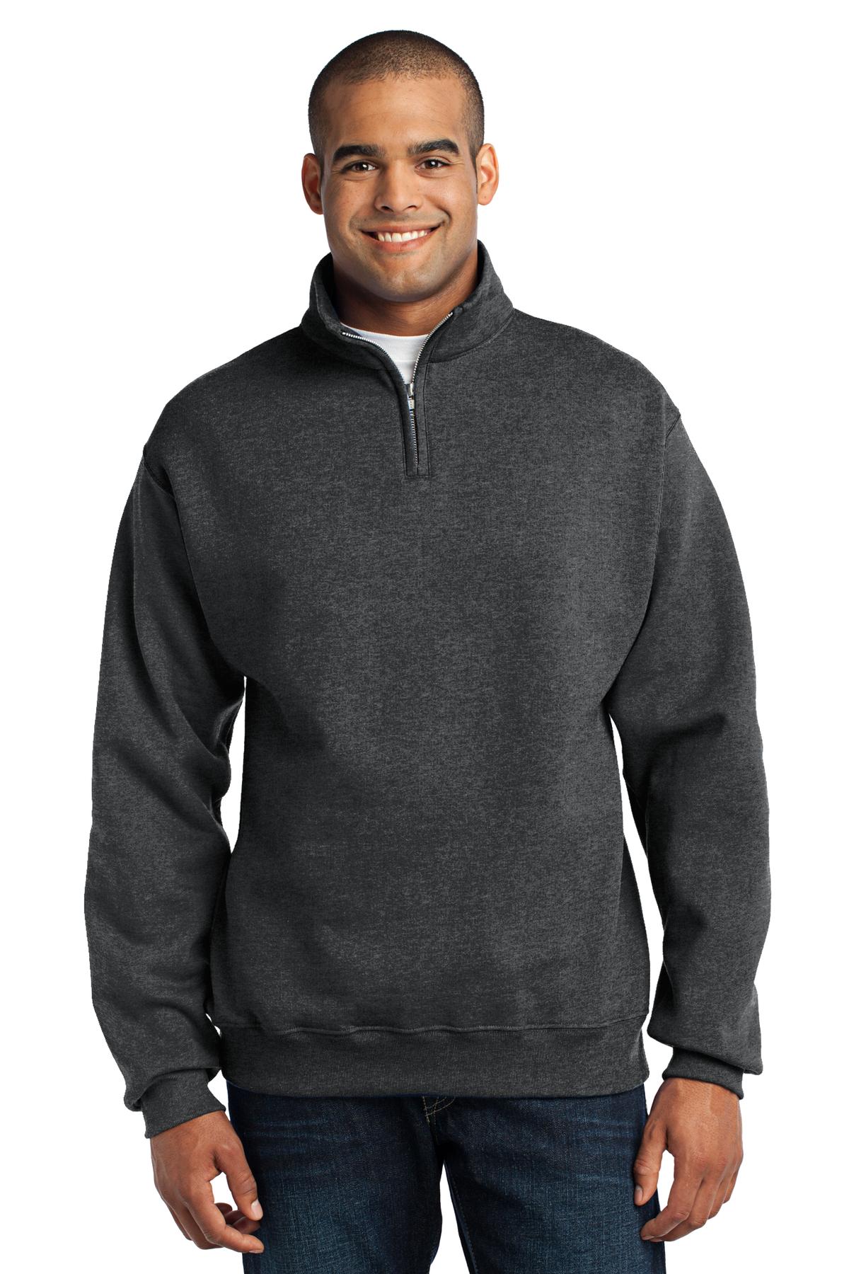 JERZEES® - NuBlend® 1/4-Zip Cadet Collar Sweatshirt. 995M