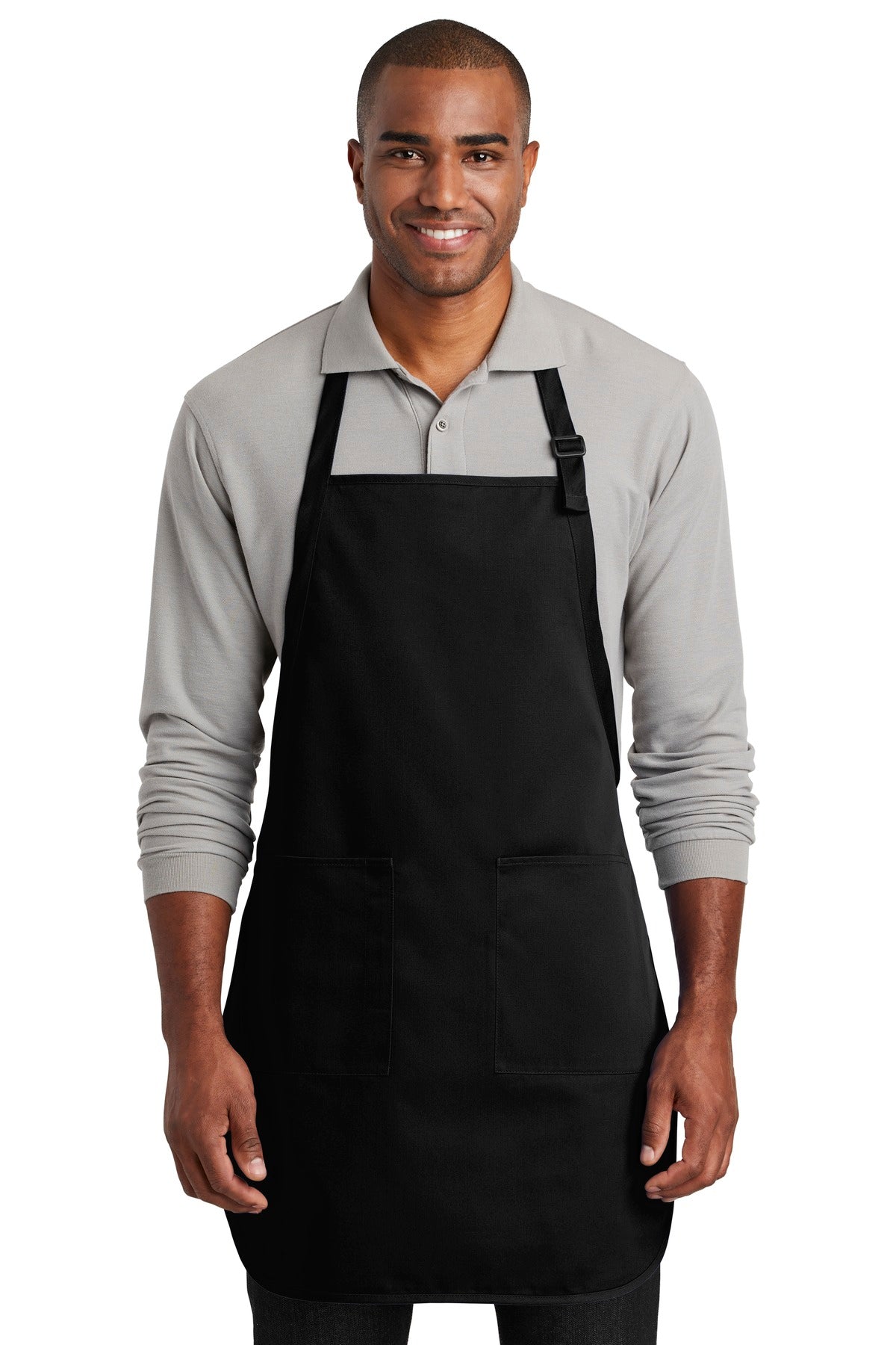 Port Authority ® Full-Length Two-Pocket Bib Apron. A600