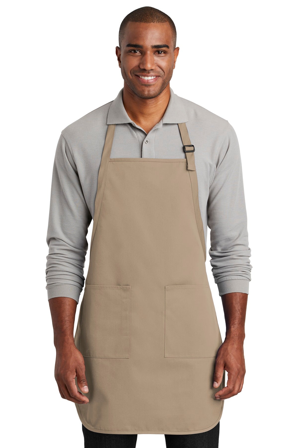 Port Authority ® Full-Length Two-Pocket Bib Apron. A600