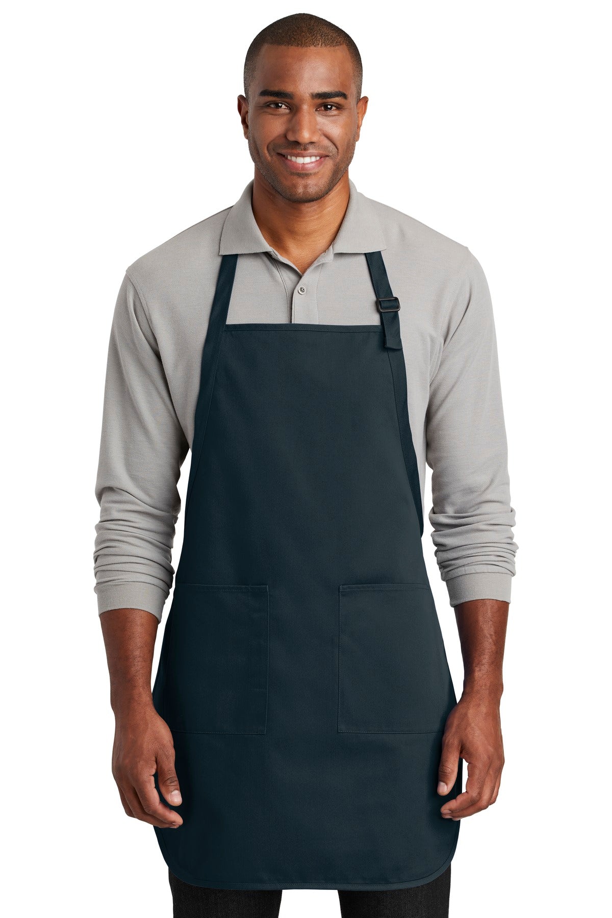 Port Authority ® Full-Length Two-Pocket Bib Apron. A600