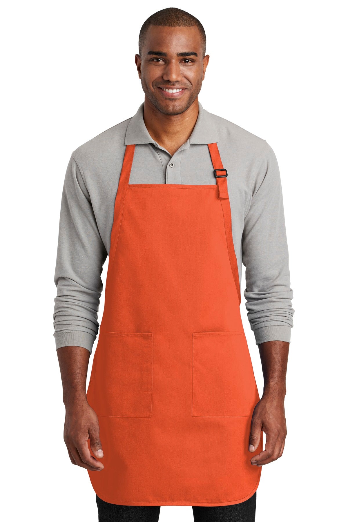 Port Authority ® Full-Length Two-Pocket Bib Apron. A600