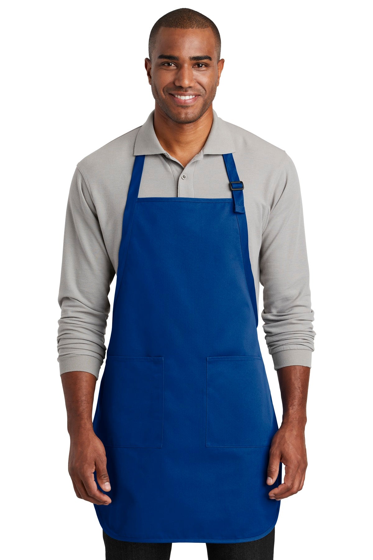 Port Authority ® Full-Length Two-Pocket Bib Apron. A600