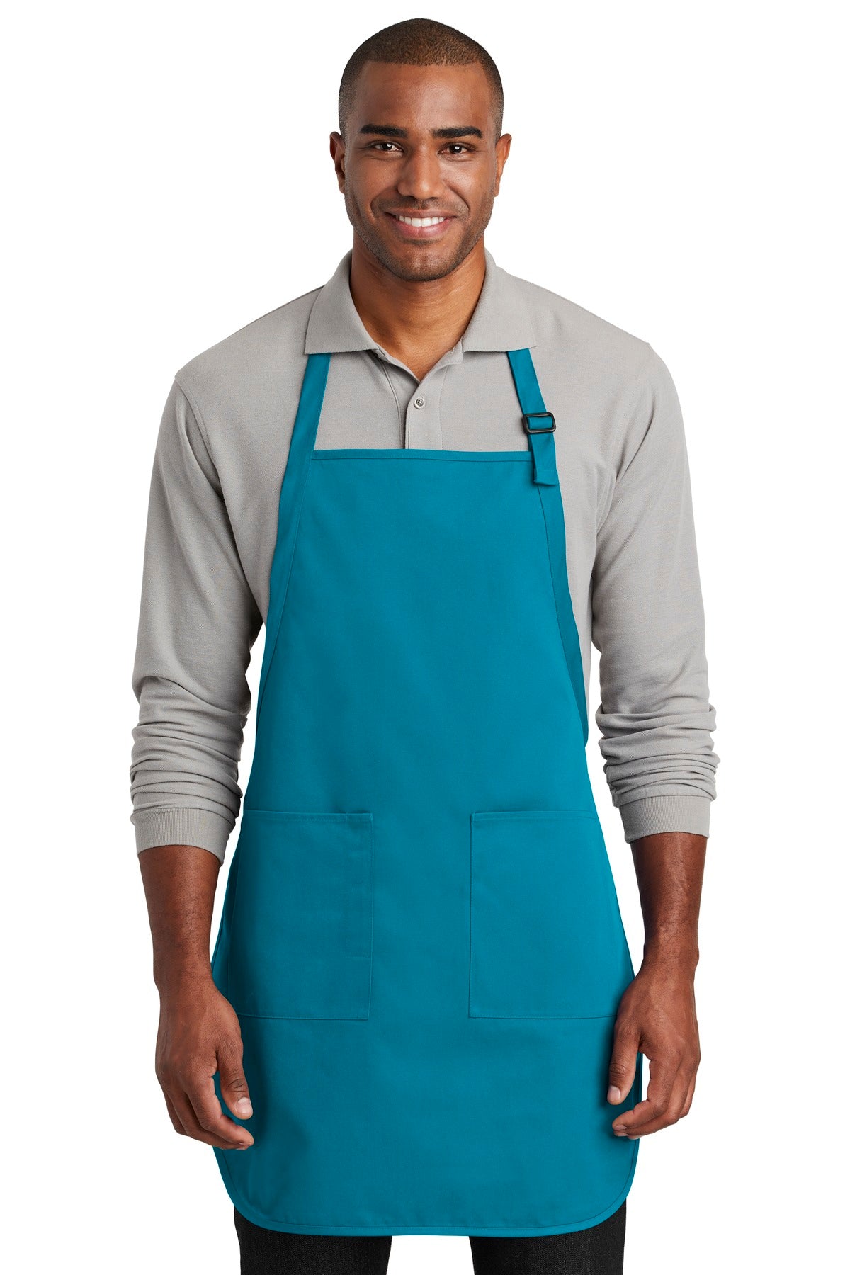 Port Authority ® Full-Length Two-Pocket Bib Apron. A600