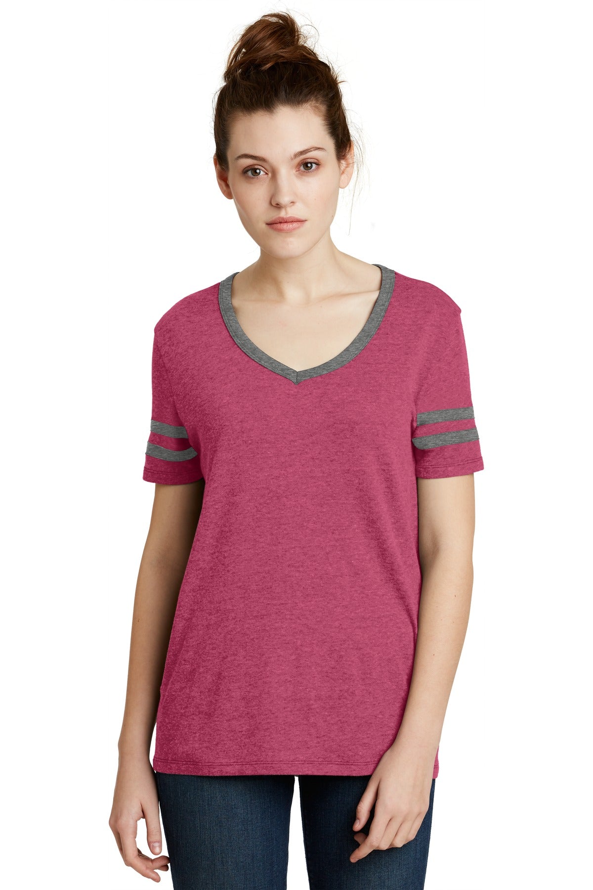 Alternative Women&#39;s Varsity Vintage 50/50 Tee. AA5058
