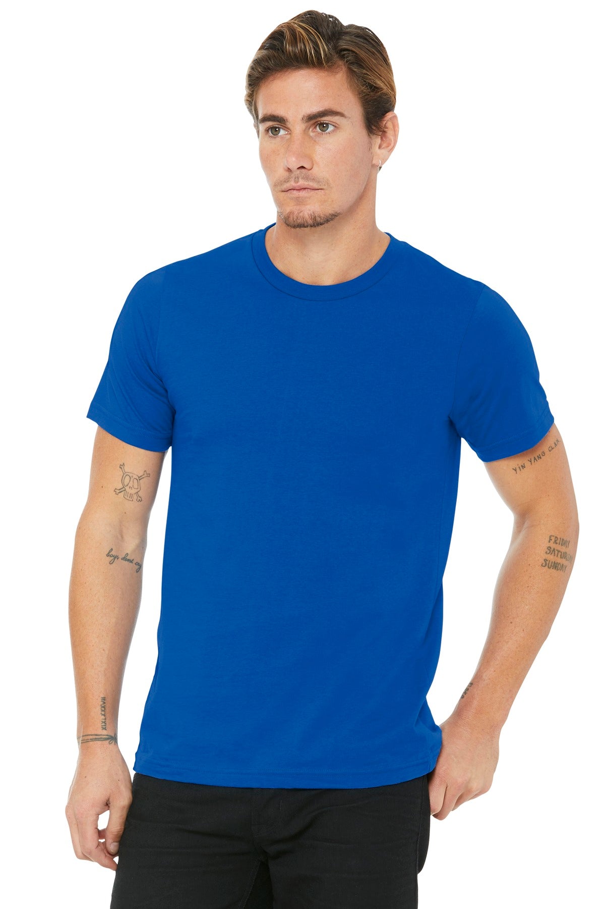 BELLA+CANVAS ® Unisex Made In The USA Jersey Short Sleeve Tee. BC3001U