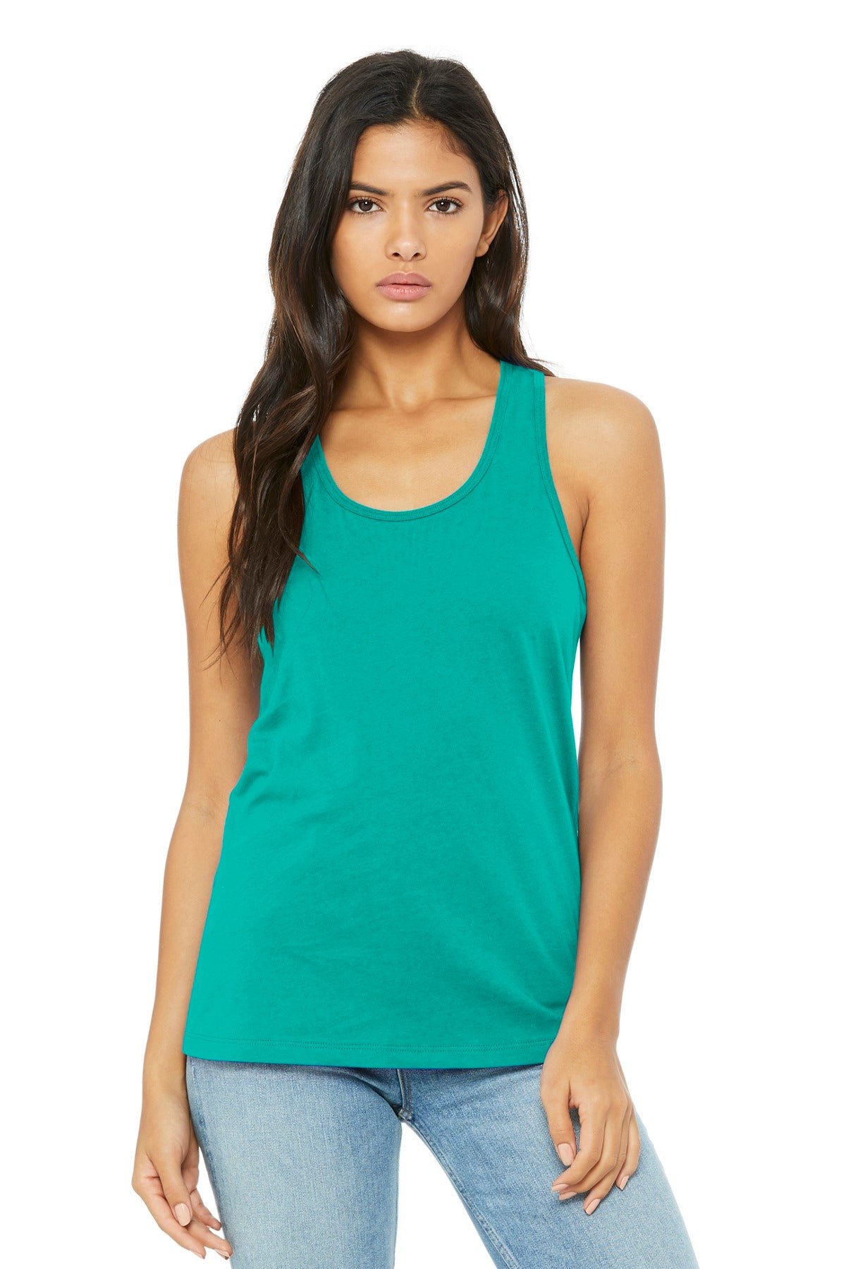BELLA+CANVAS ® Women&#39;s Jersey Racerback Tank. BC6008