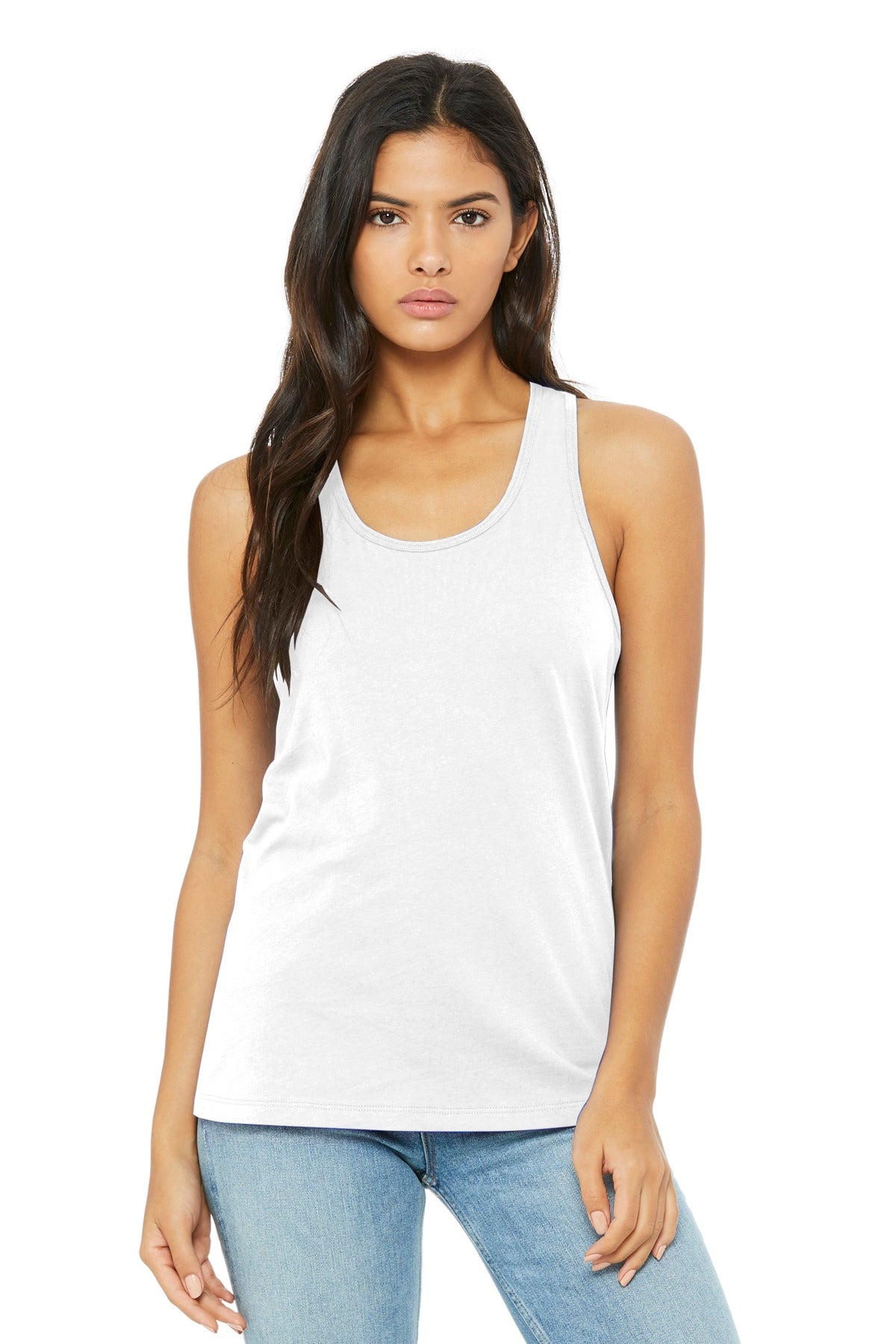 BELLA+CANVAS ® Women&#39;s Jersey Racerback Tank. BC6008