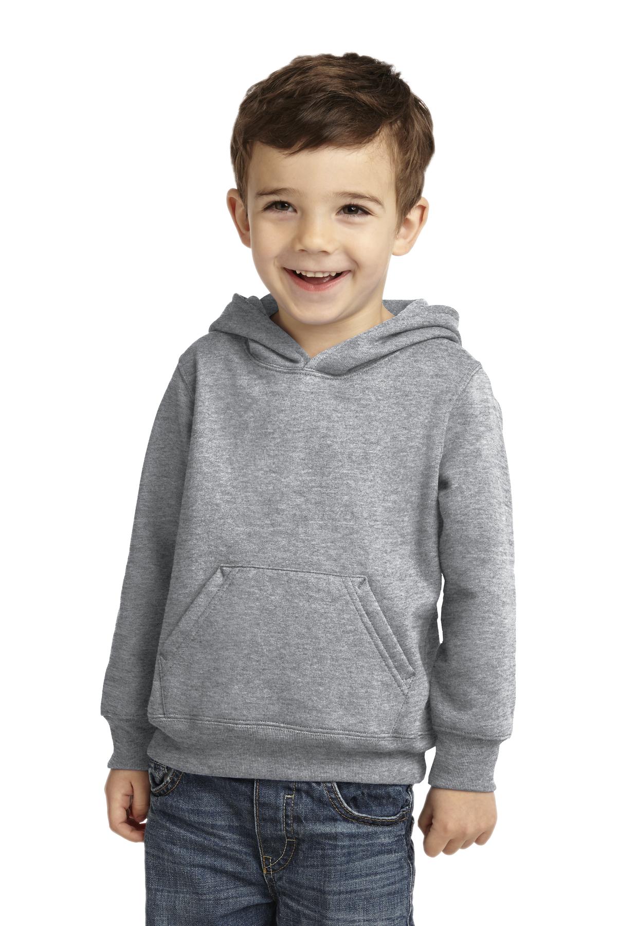 Port &amp; Company® Toddler Core Fleece Pullover Hooded Sweatshirt. CAR78TH