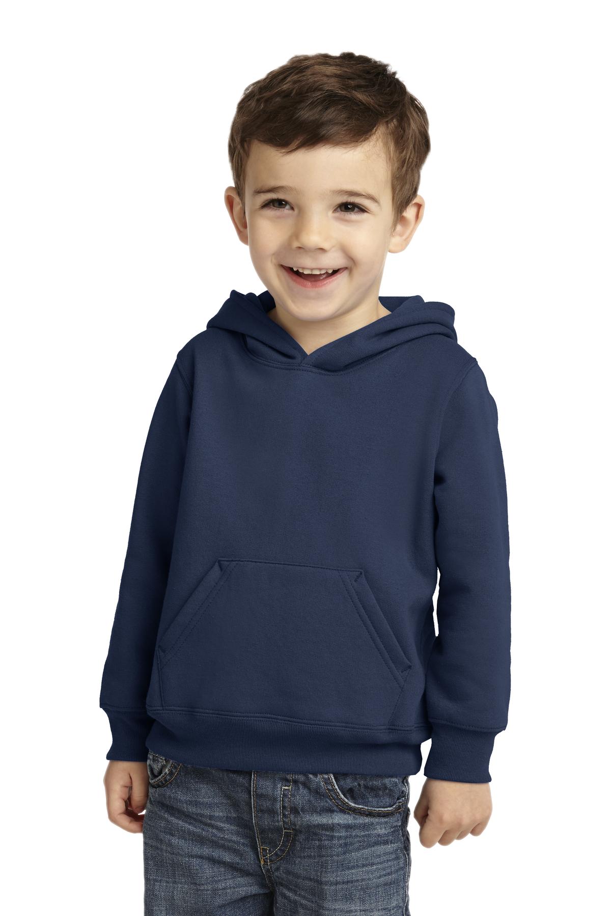 Port &amp; Company® Toddler Core Fleece Pullover Hooded Sweatshirt. CAR78TH