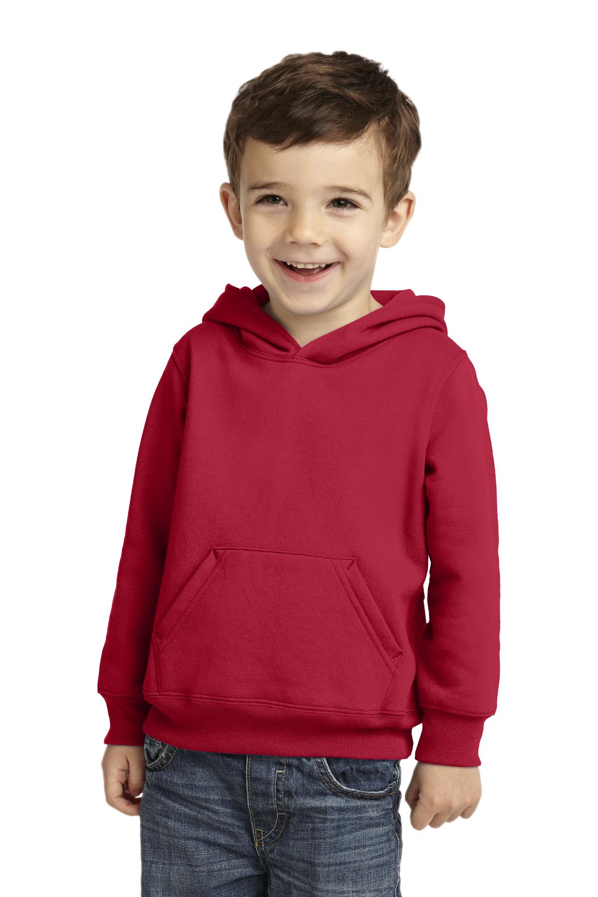 Port &amp; Company® Toddler Core Fleece Pullover Hooded Sweatshirt. CAR78TH