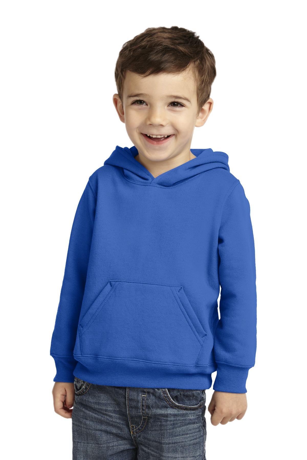 Port &amp; Company® Toddler Core Fleece Pullover Hooded Sweatshirt. CAR78TH