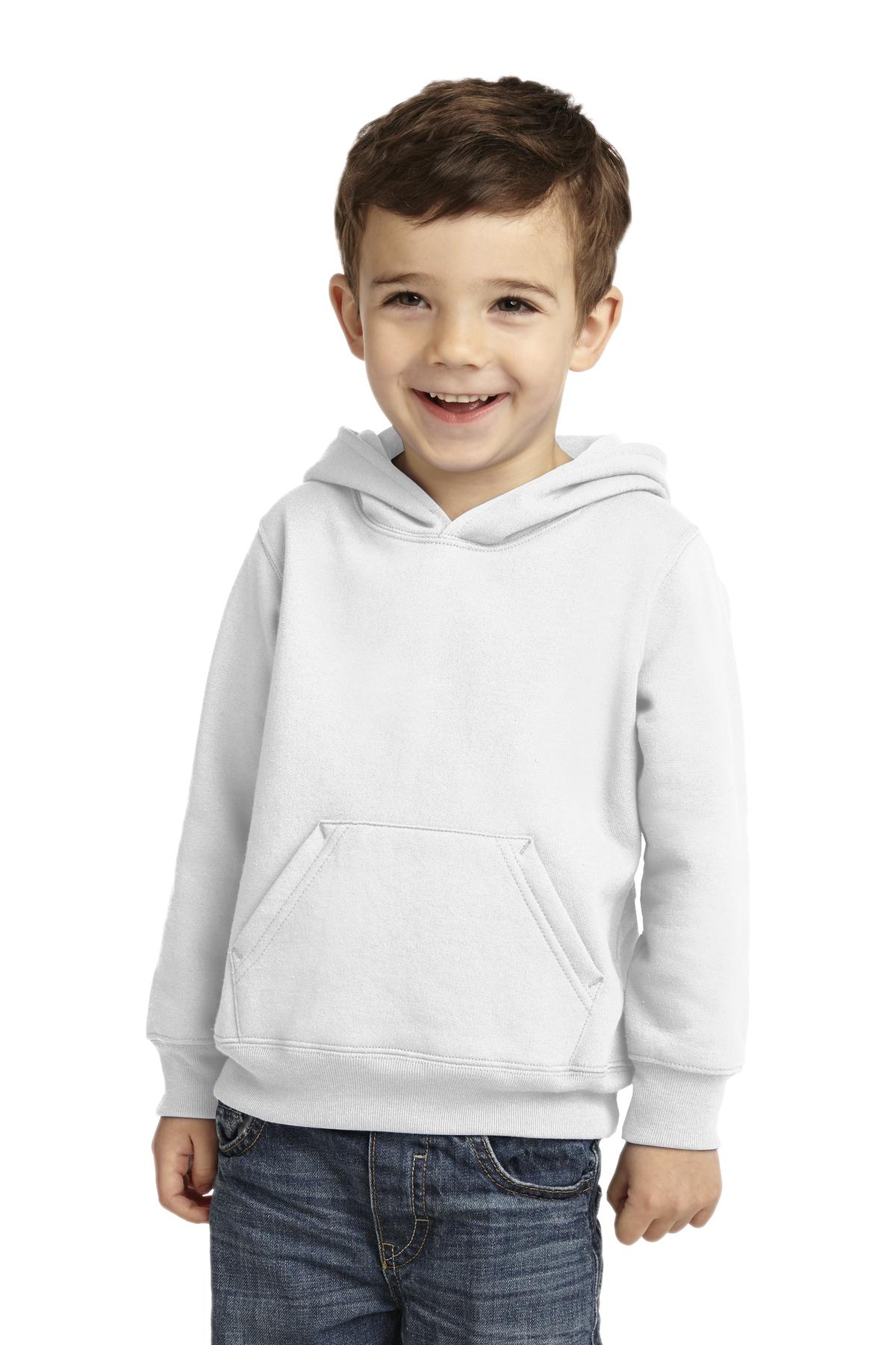 Port &amp; Company® Toddler Core Fleece Pullover Hooded Sweatshirt. CAR78TH