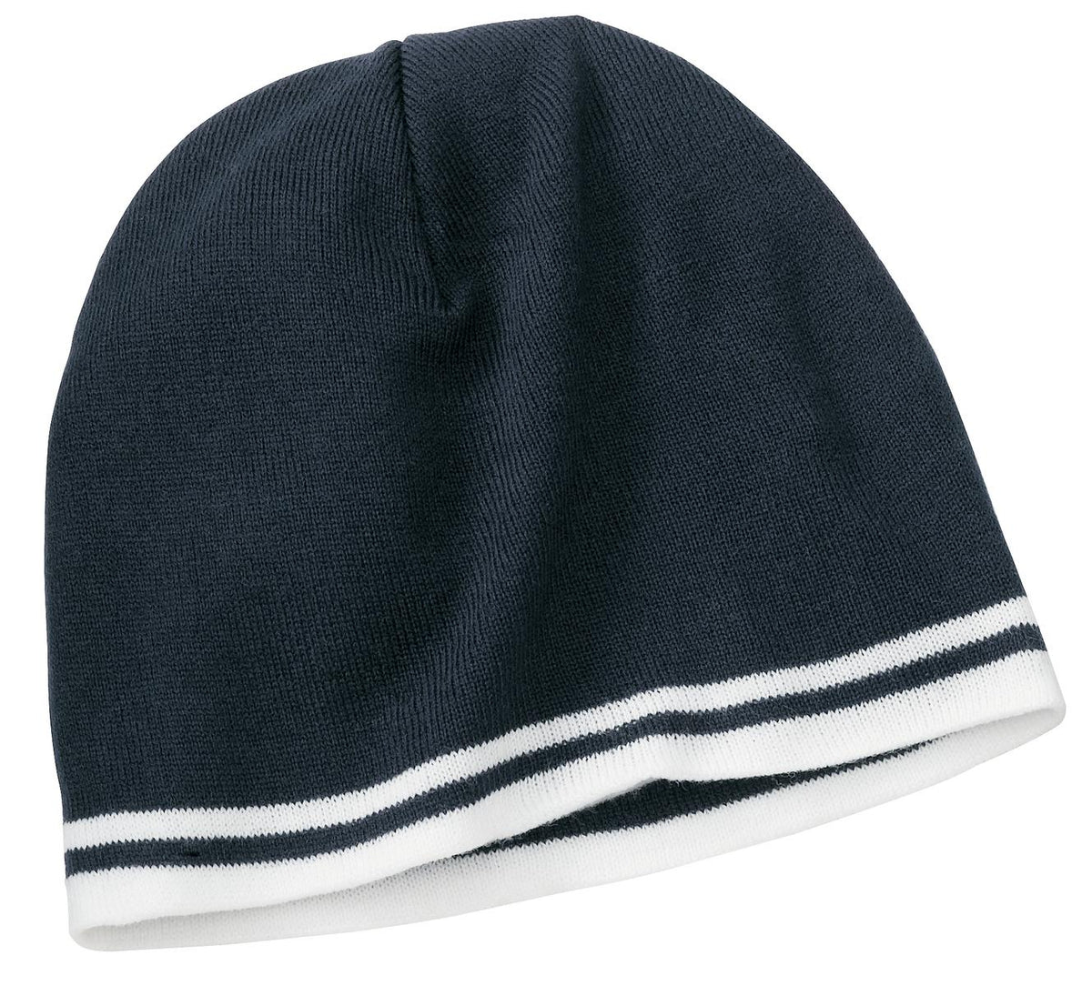 Port &amp; Company® Fine Knit Skull Cap with Stripes.   CP93