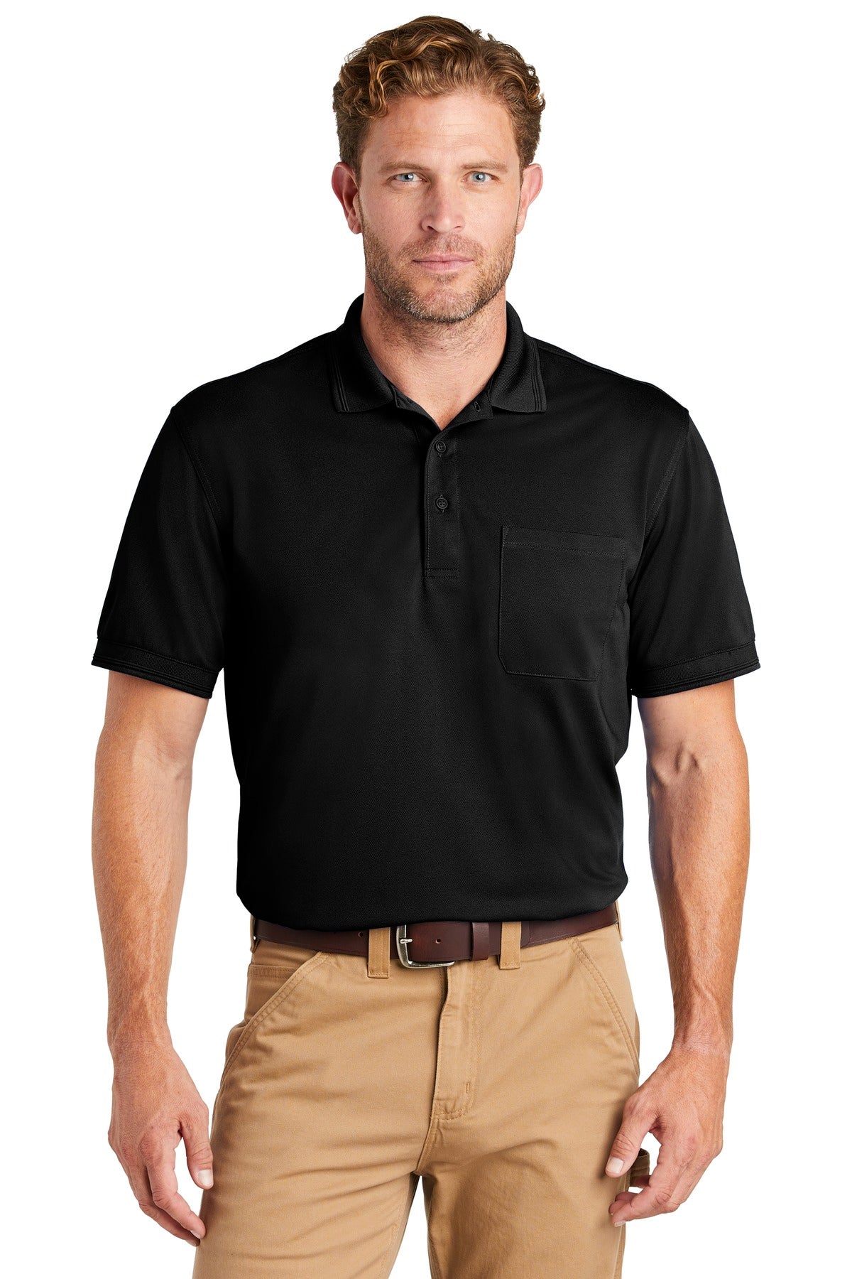 CornerStone ® Industrial Snag-Proof Pique Pocket Polo. CS4020P