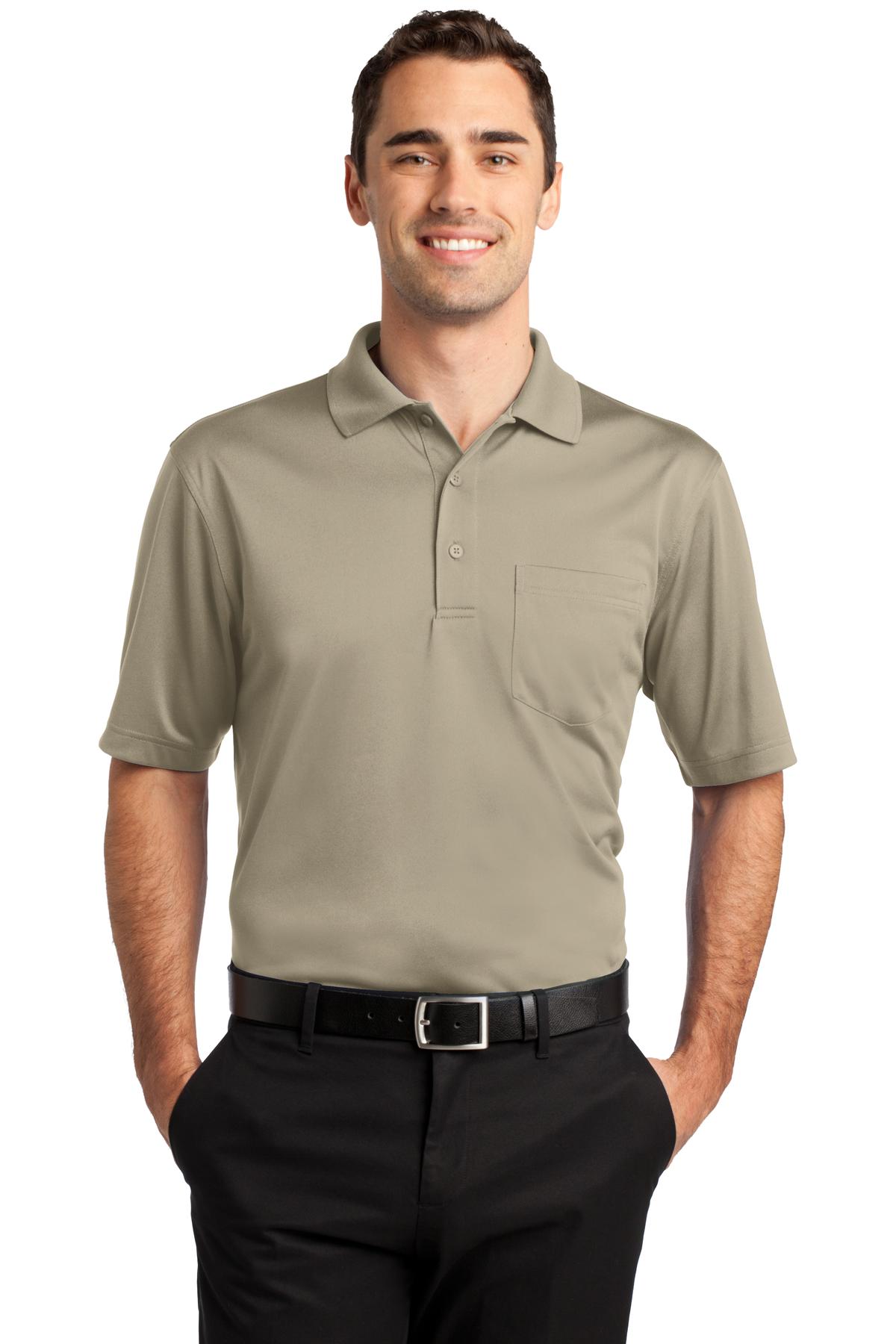 CornerStone® Select Snag-Proof Pocket Polo. CS412P