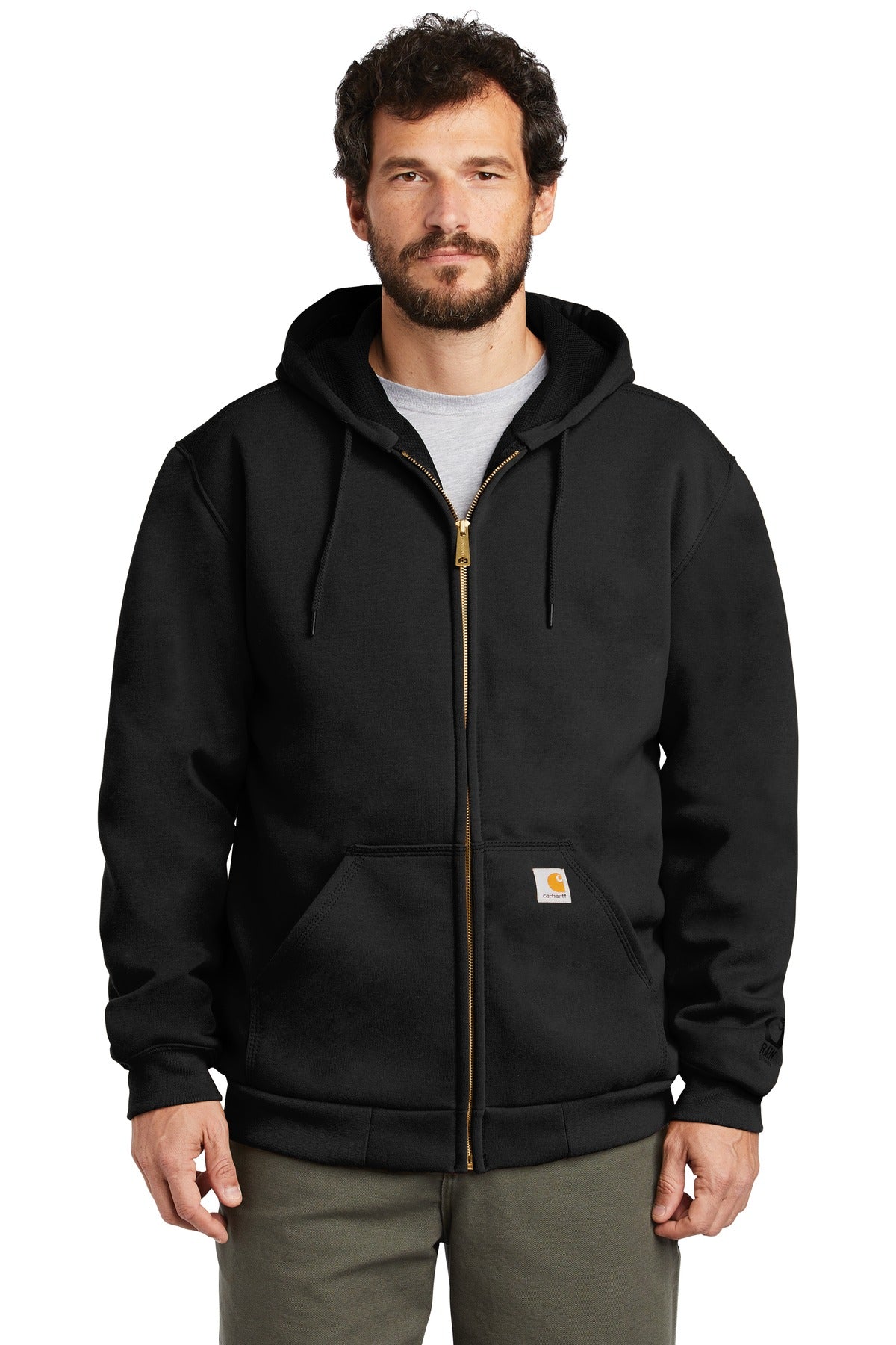 Carhartt ® Rain Defender ® Rutland Thermal-Lined Hooded Zip-Front Sweatshirt. CT100632