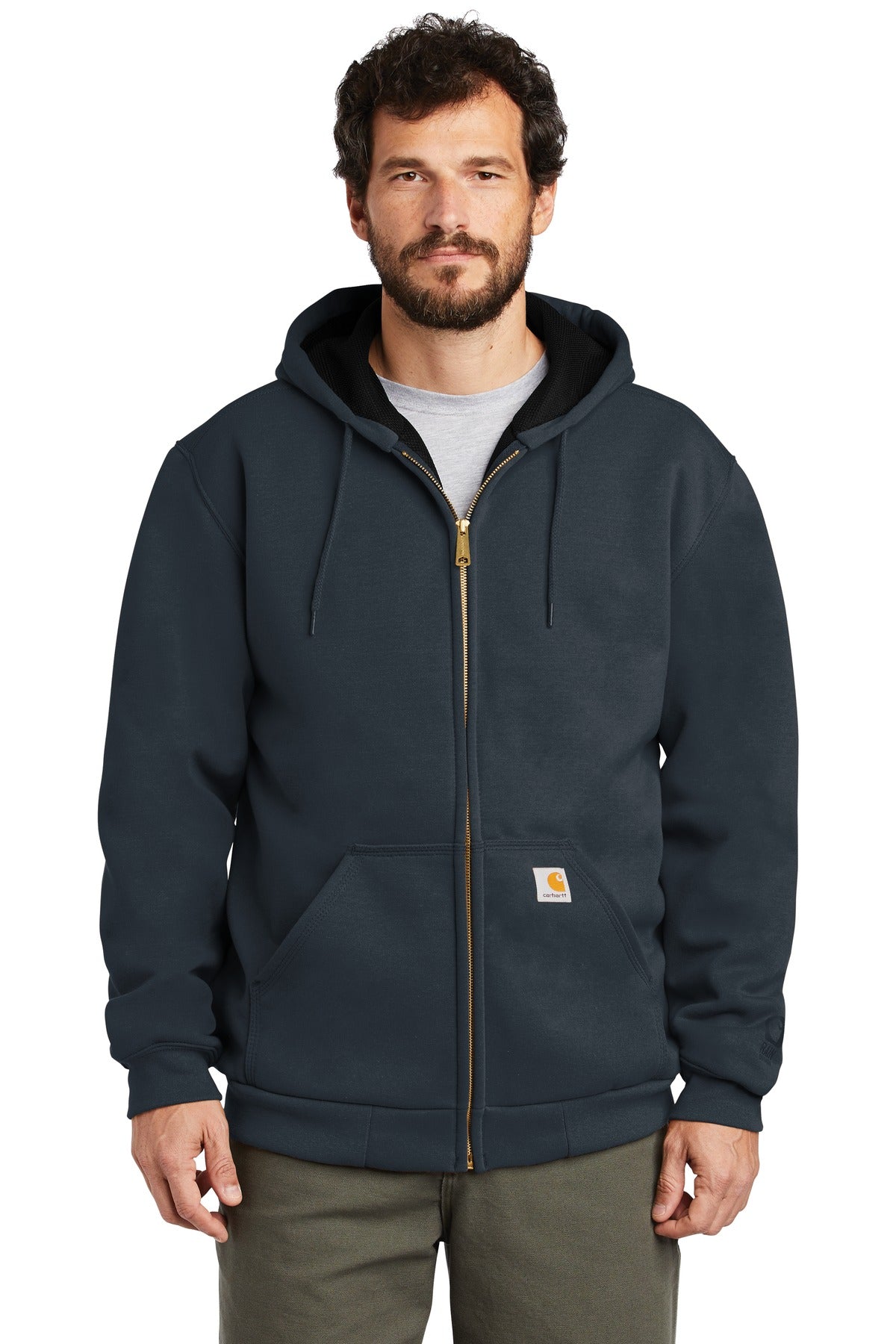 Carhartt ® Rain Defender ® Rutland Thermal-Lined Hooded Zip-Front Sweatshirt. CT100632