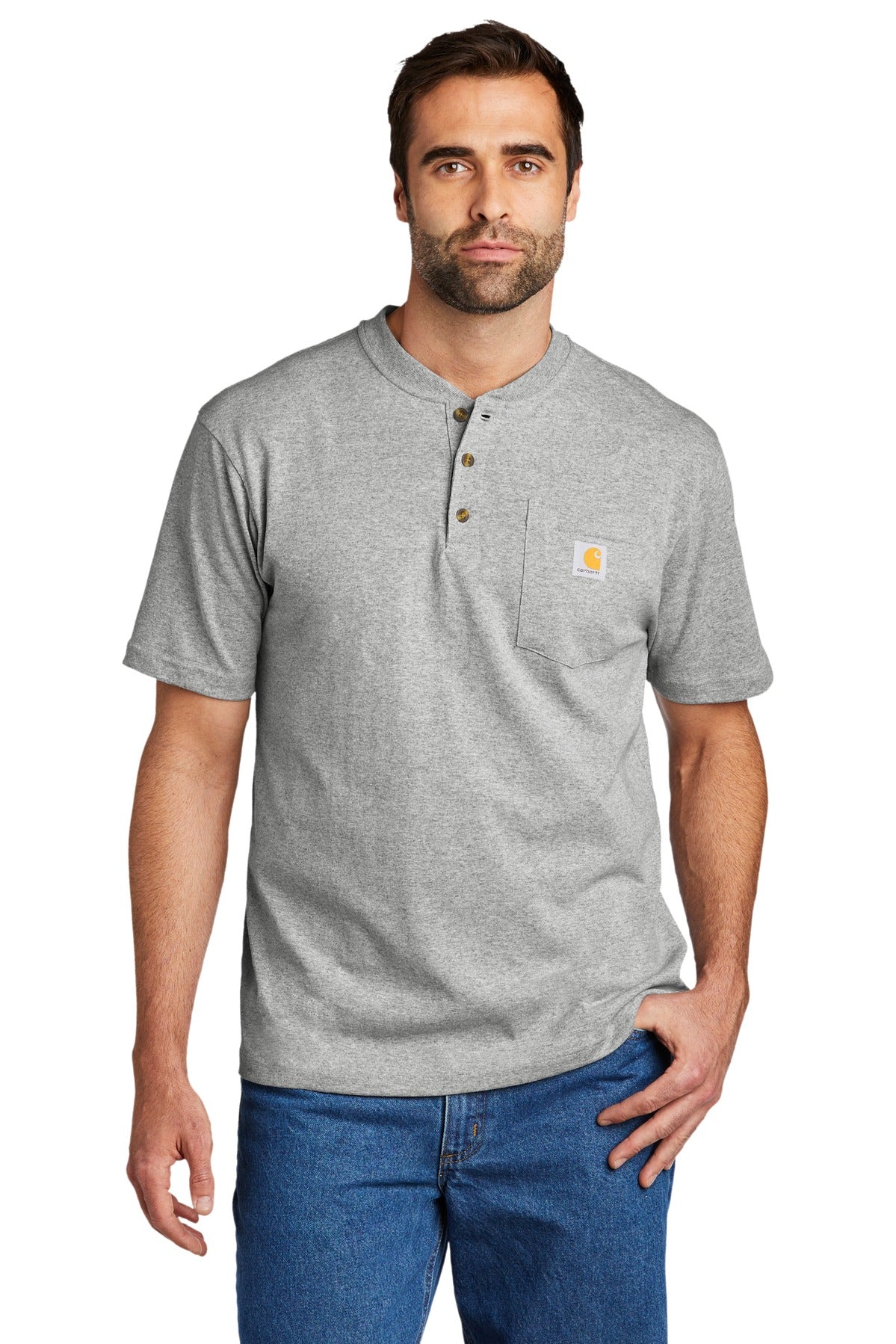 Carhartt® Short Sleeve Henley T-Shirt CTK84