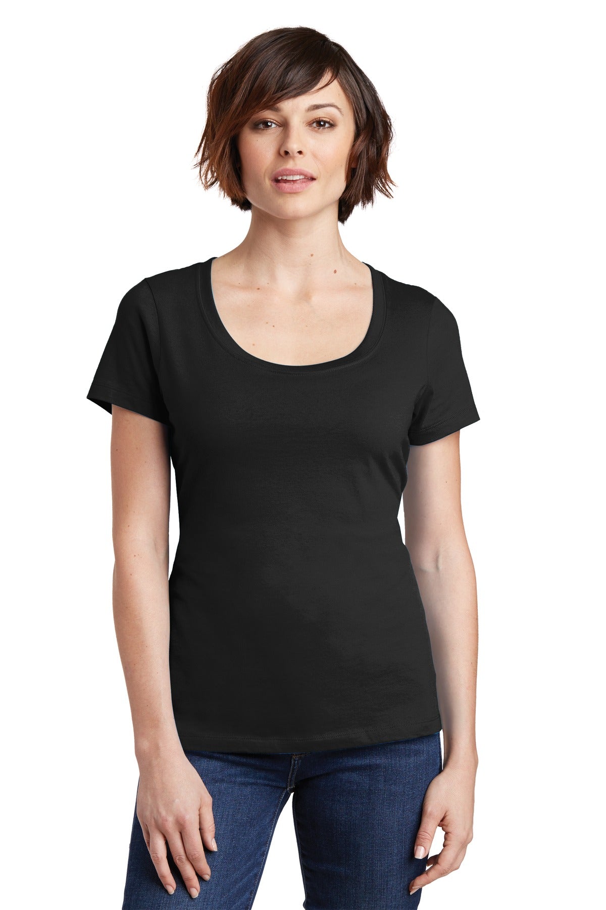 District® Women&#39;s Perfect Weight® Scoop Tee. DM106L
