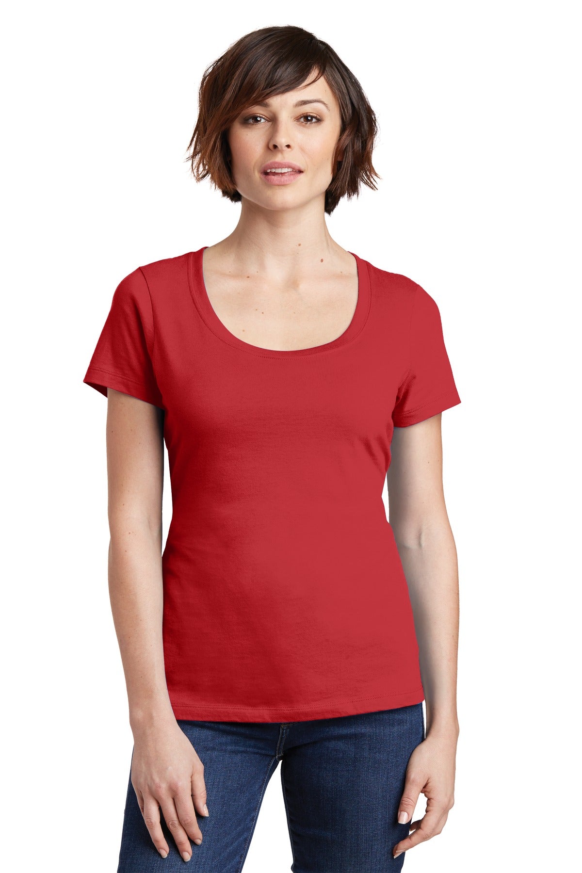 District® Women&#39;s Perfect Weight® Scoop Tee. DM106L