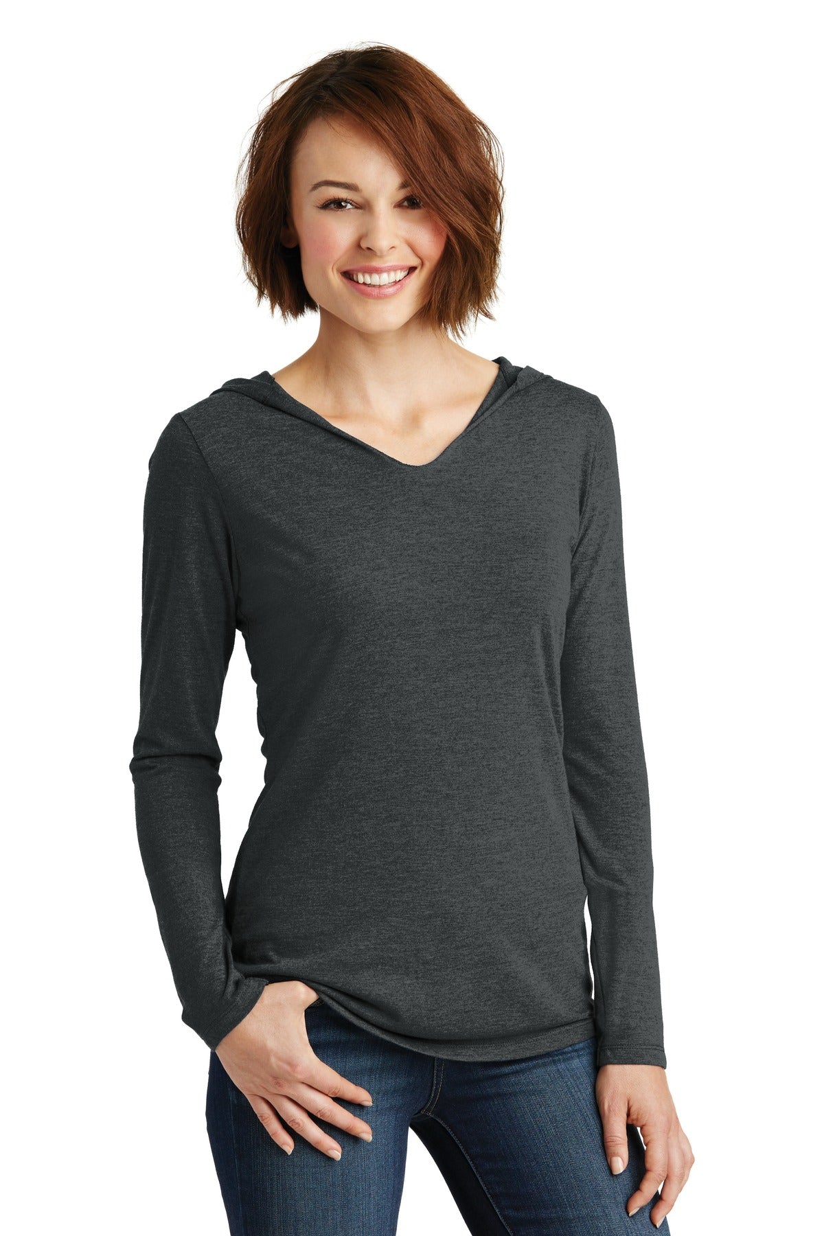 District® Women&#39;s Perfect Tri® Long Sleeve Hoodie. DM139L