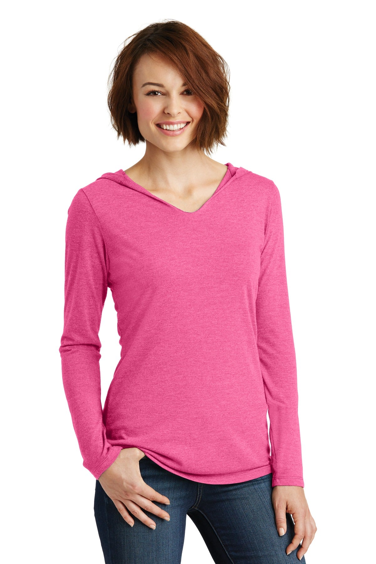 District® Women&#39;s Perfect Tri® Long Sleeve Hoodie. DM139L