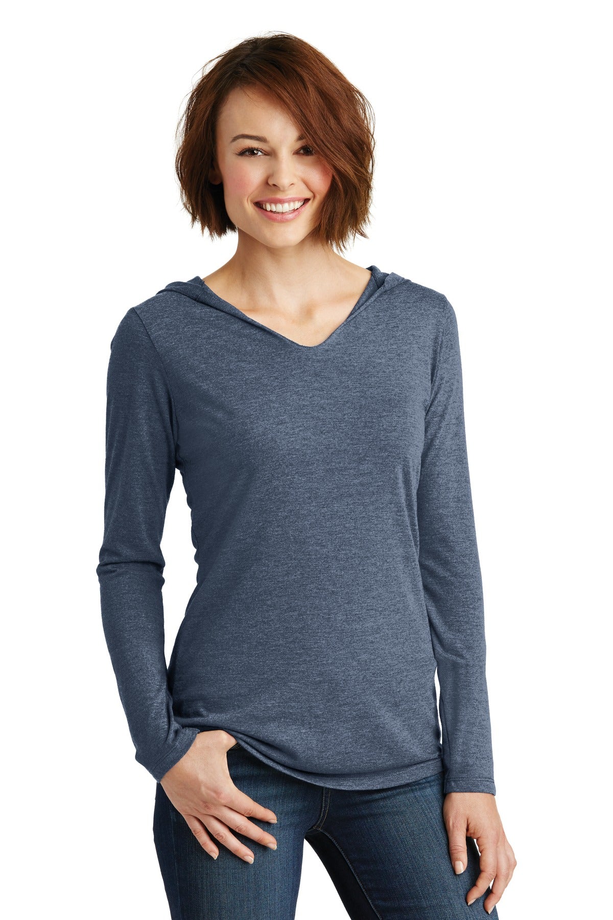 District® Women&#39;s Perfect Tri® Long Sleeve Hoodie. DM139L