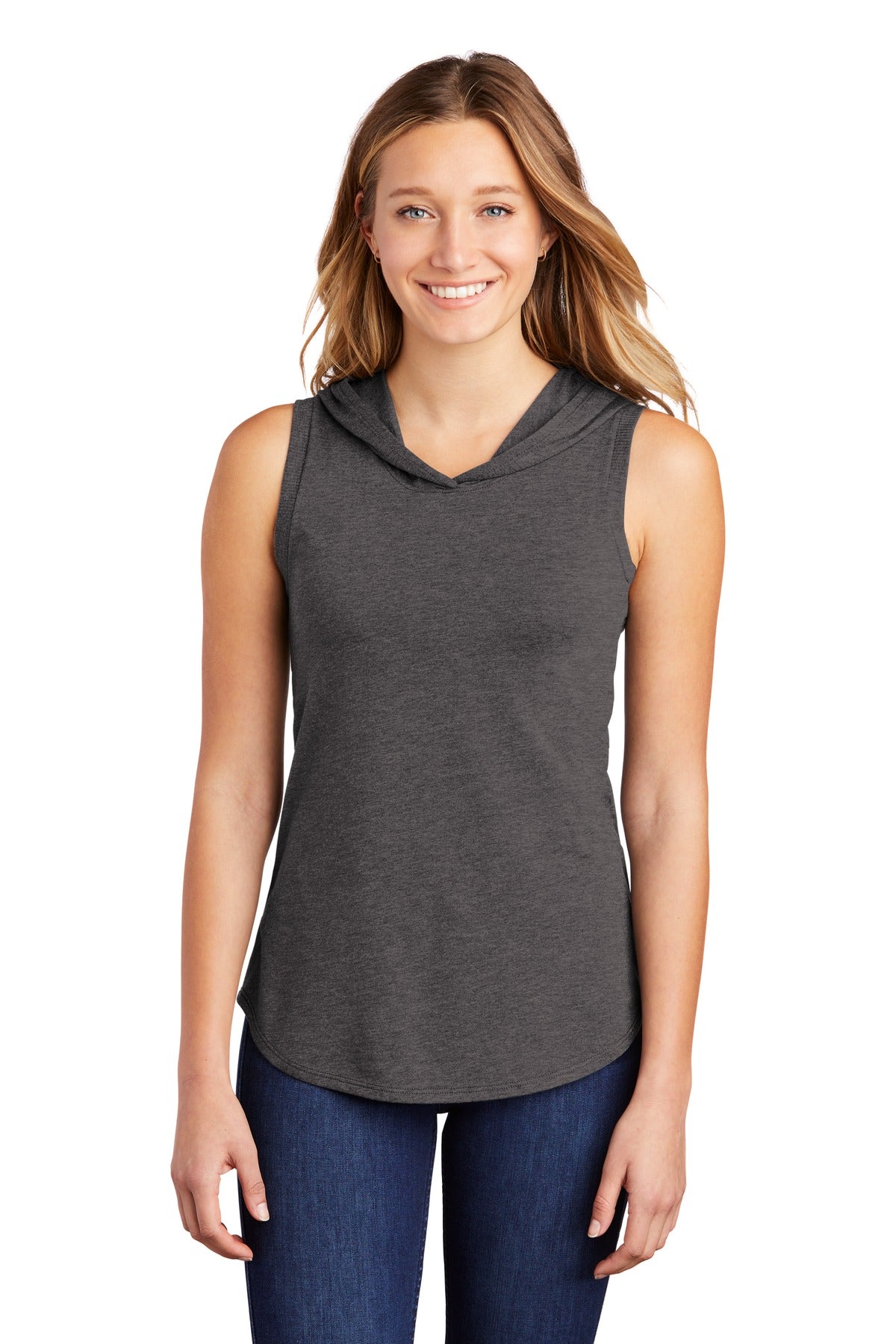 District ® Women&#39;s Perfect Tri ® Sleeveless Hoodie DT1375