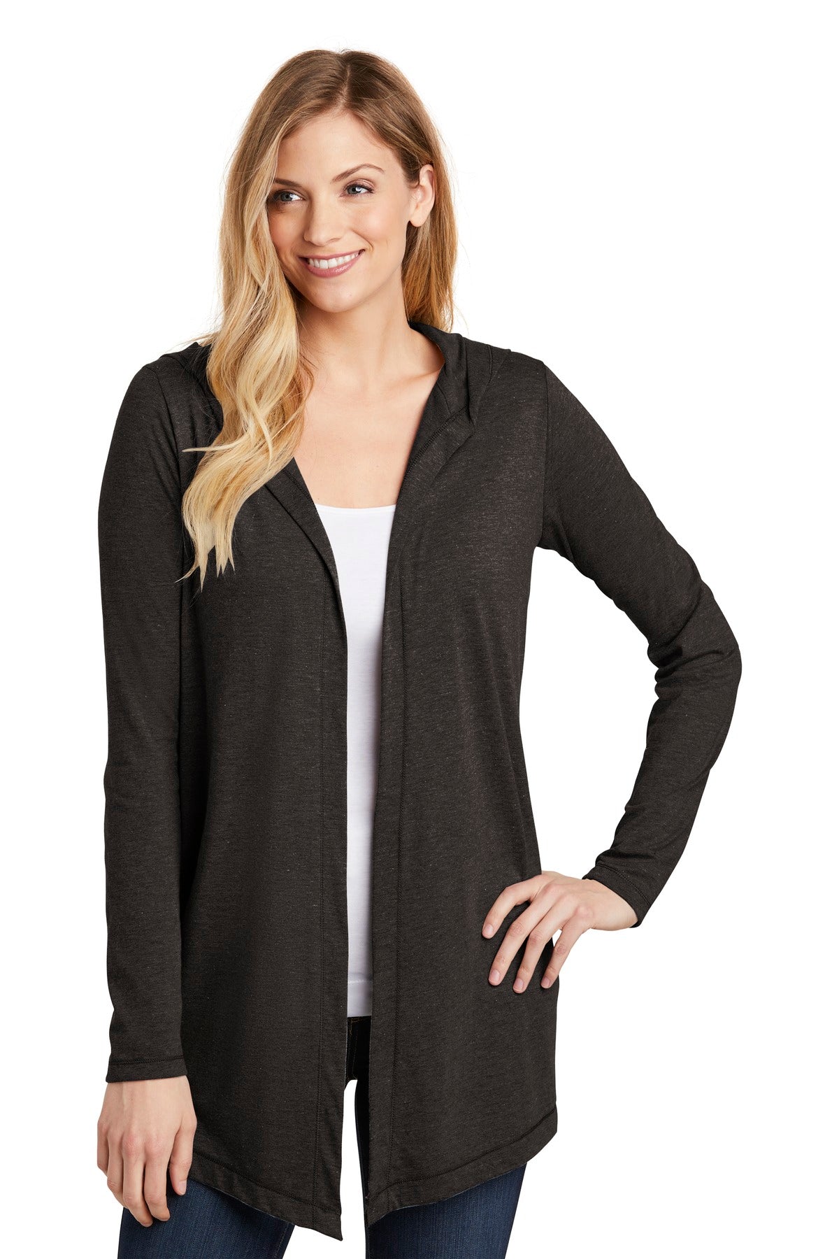 District ® Women&#39;s Perfect Tri ® Hooded Cardigan. DT156