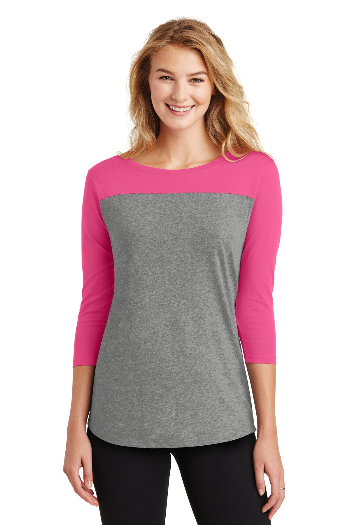 District® Women&#39;s Rally 3/4-Sleeve Tee. DT2700