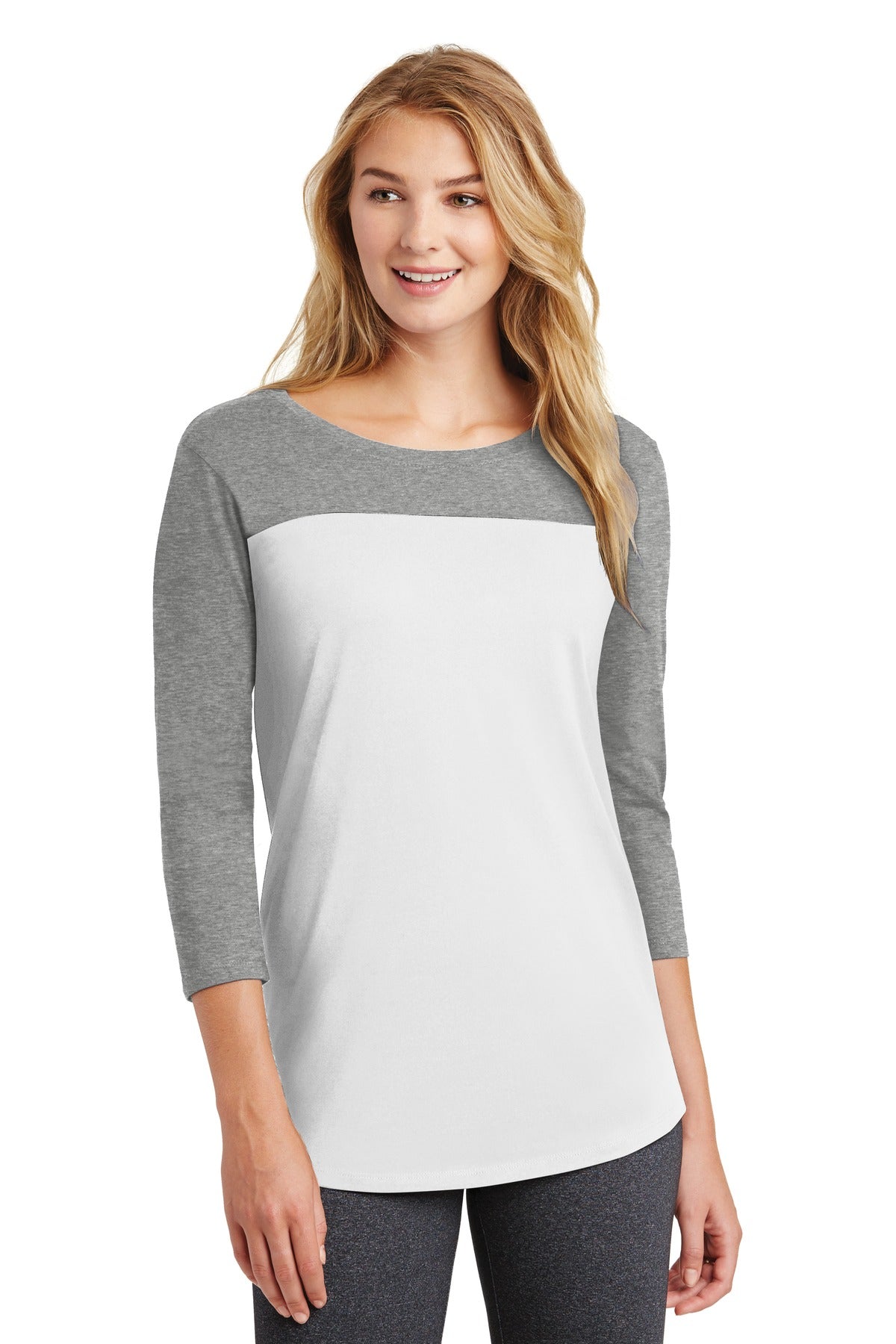 District® Women&#39;s Rally 3/4-Sleeve Tee. DT2700