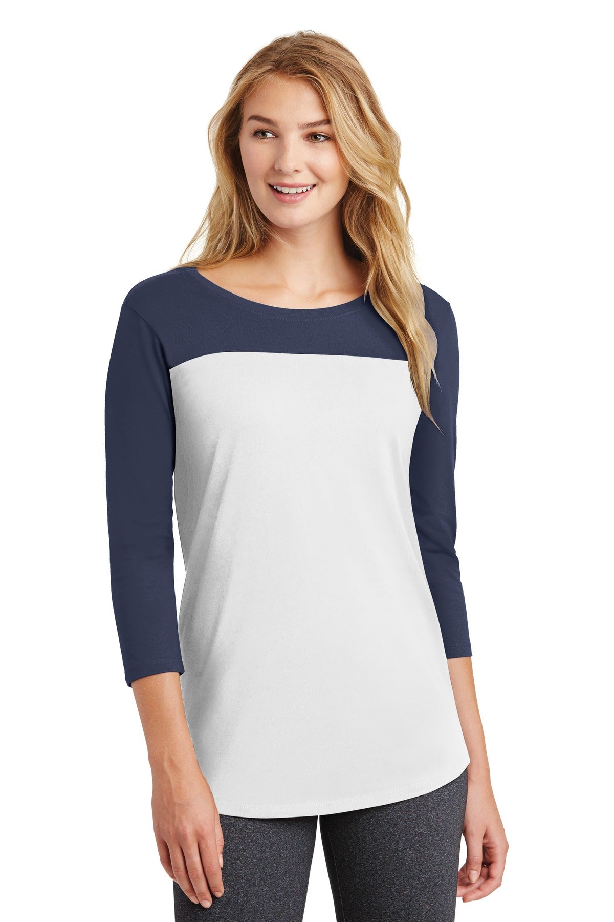 District® Women&#39;s Rally 3/4-Sleeve Tee. DT2700