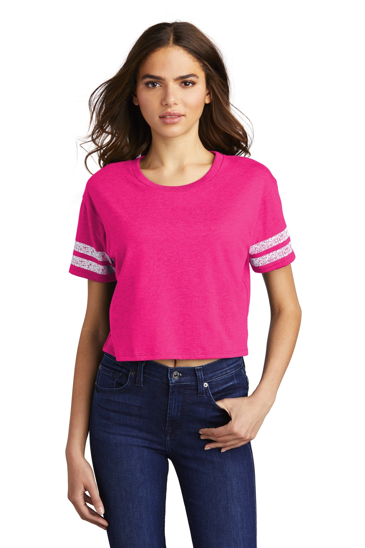 District ® Women&#39;s Scorecard Crop Tee DT488