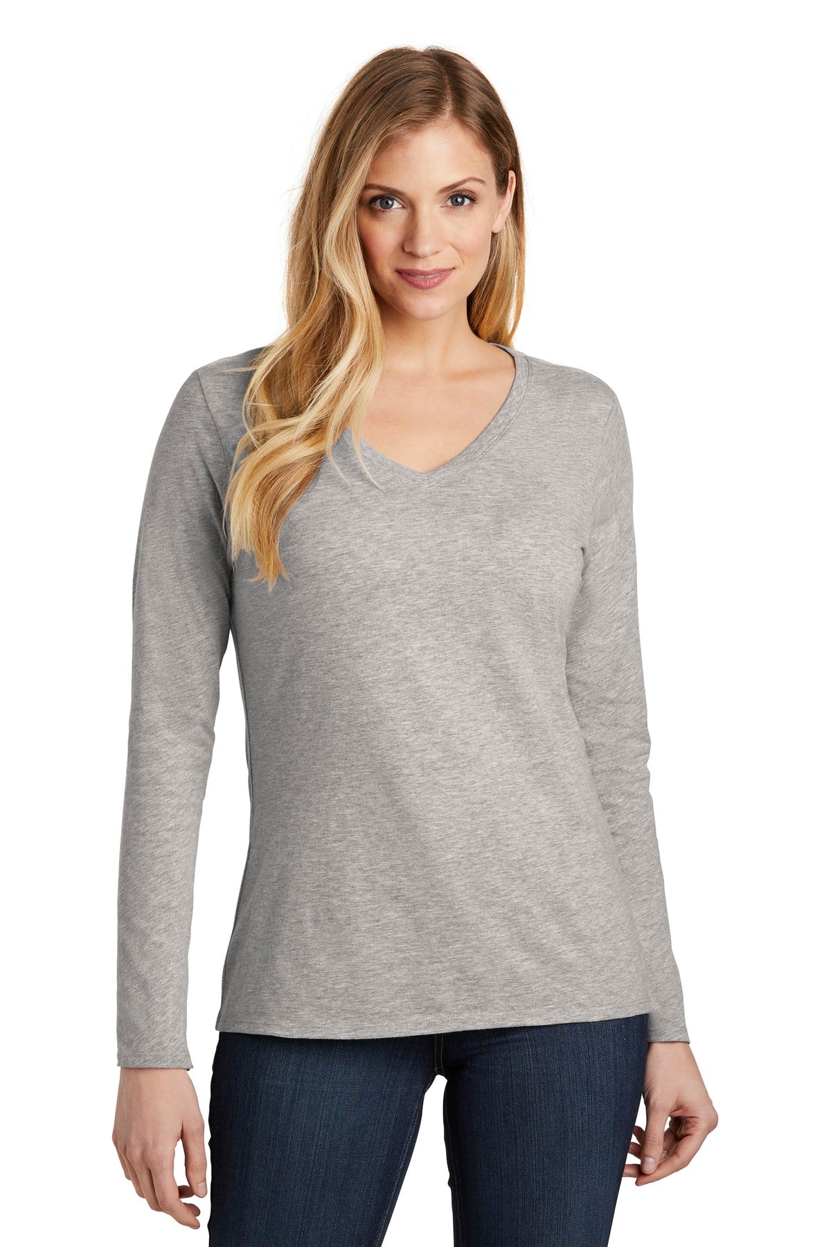 District ® Women&#39;s Very Important Tee ® Long Sleeve V-Neck. DT6201