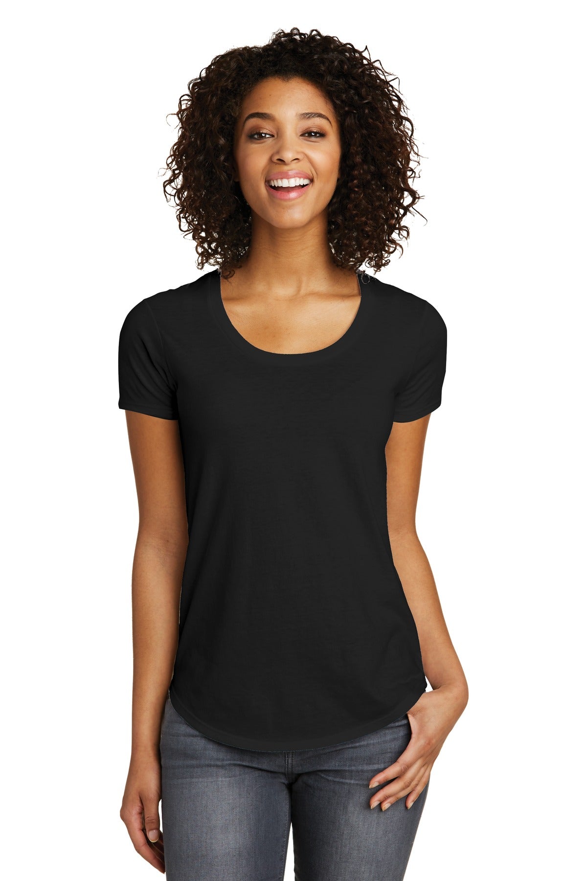 District® Women&#39;s Fitted Very Important Tee® Scoop Neck. DT6401