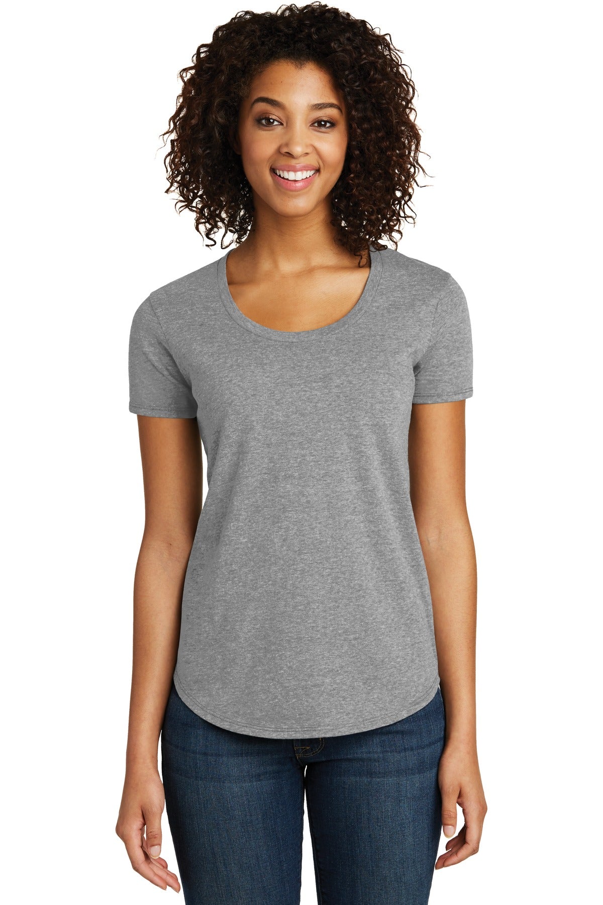 District® Women&#39;s Fitted Very Important Tee® Scoop Neck. DT6401