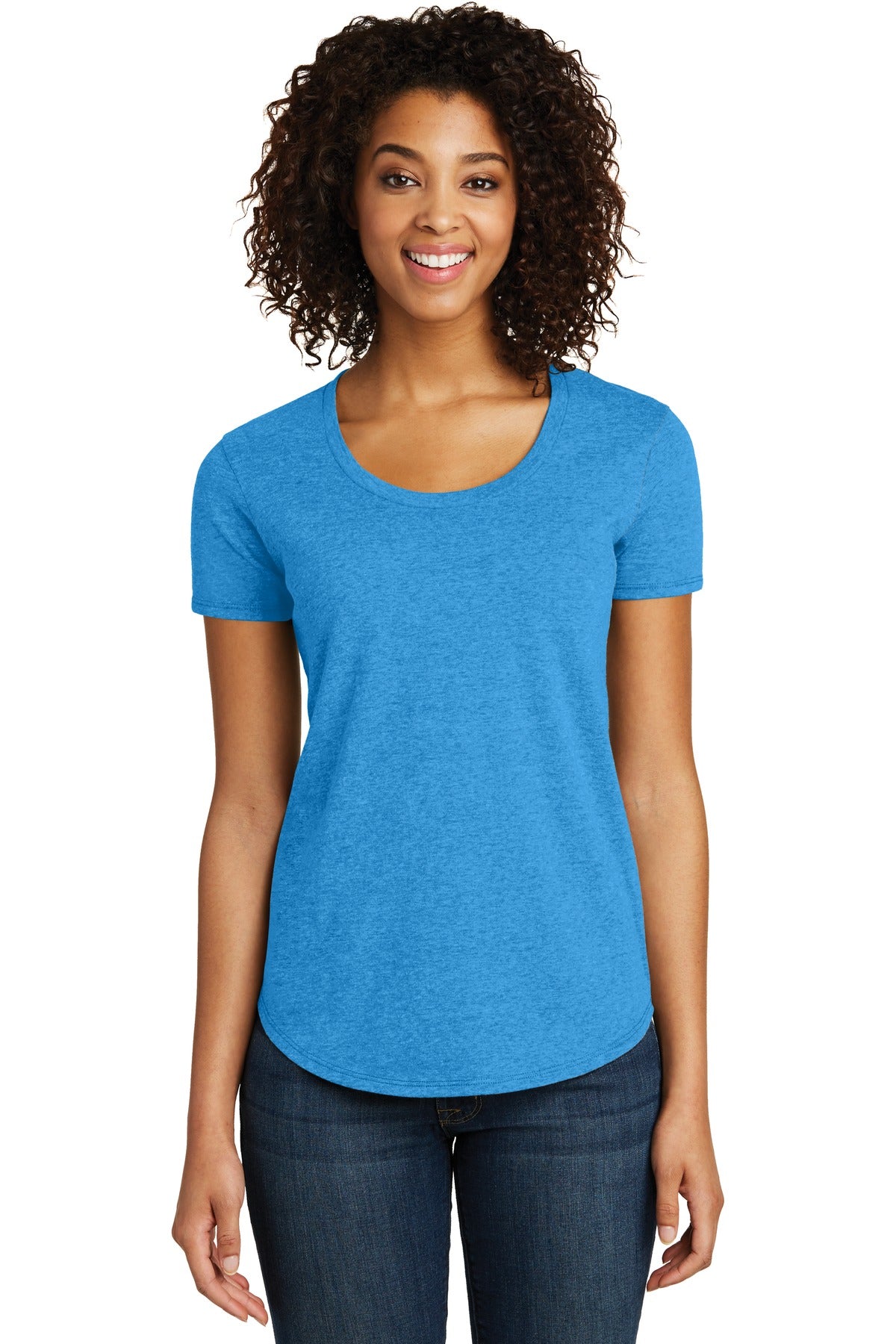 District® Women&#39;s Fitted Very Important Tee® Scoop Neck. DT6401