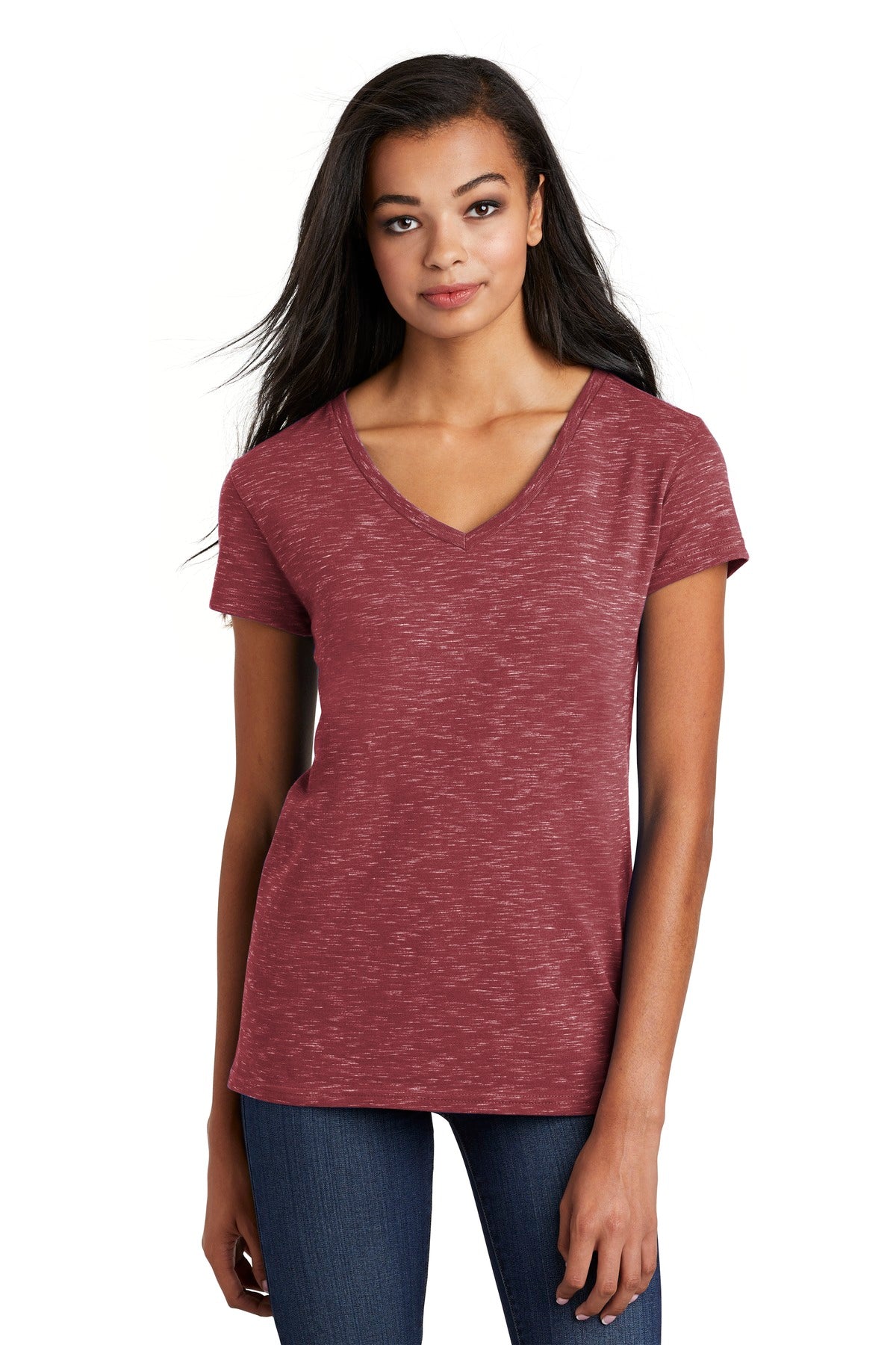 District ® Women&#39;s Medal V-Neck Tee. DT664