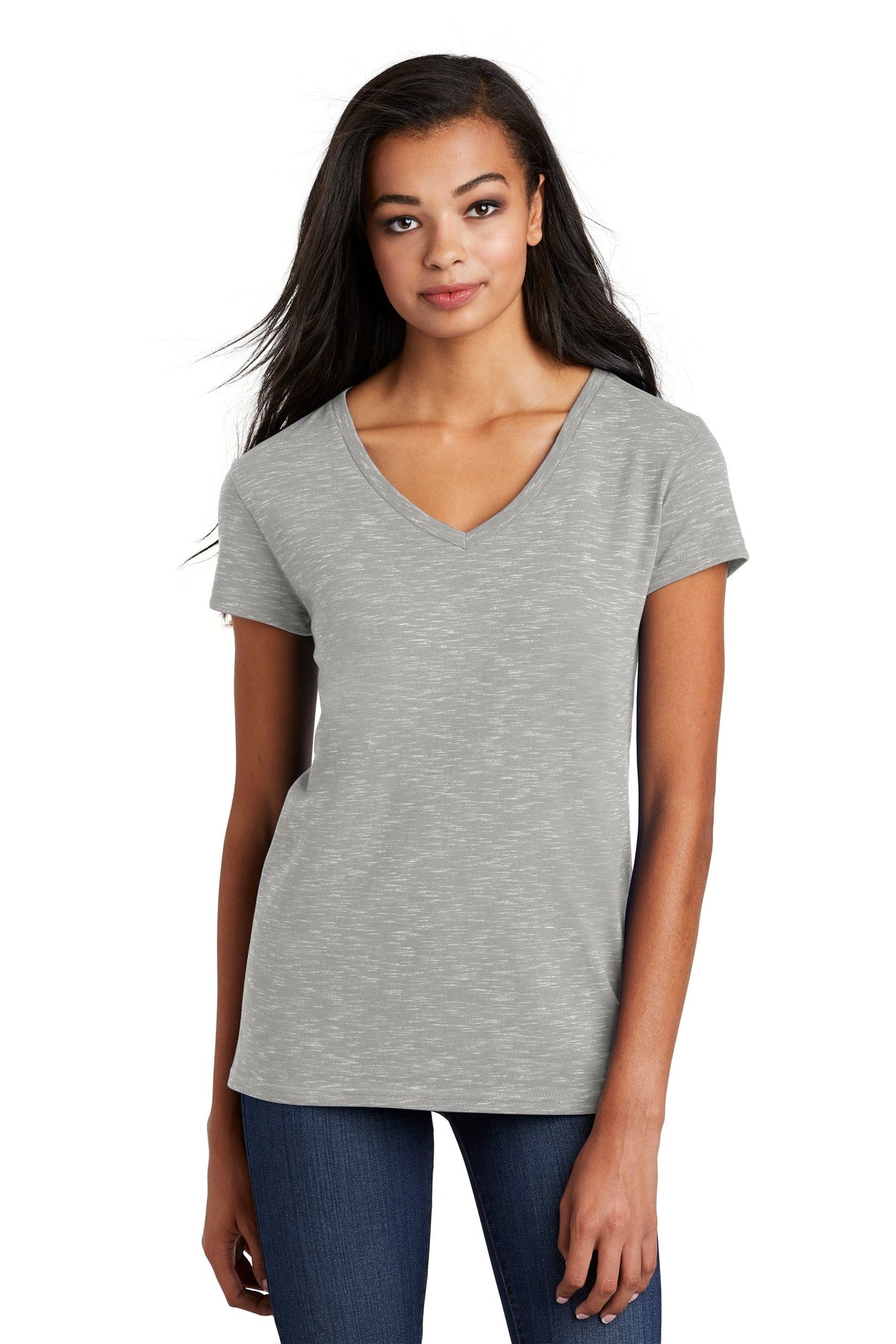 District ® Women&#39;s Medal V-Neck Tee. DT664