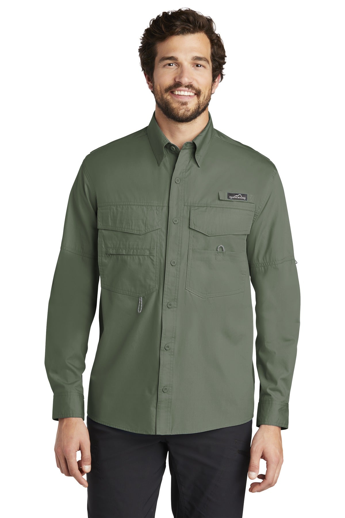 Eddie Bauer® - Long Sleeve Fishing Shirt. EB606