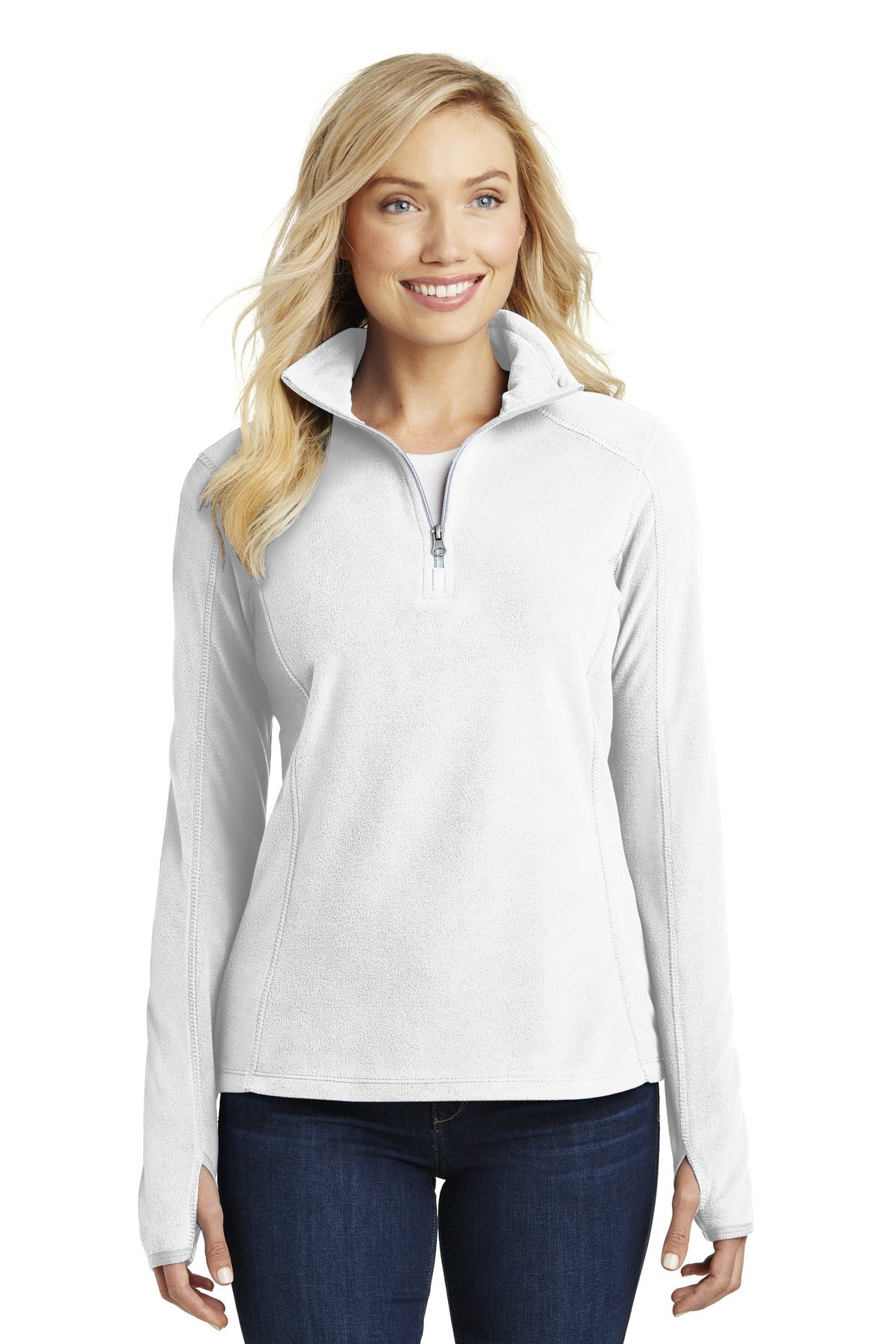 Port Authority® Ladies Microfleece 1/2-Zip Pullover. L224