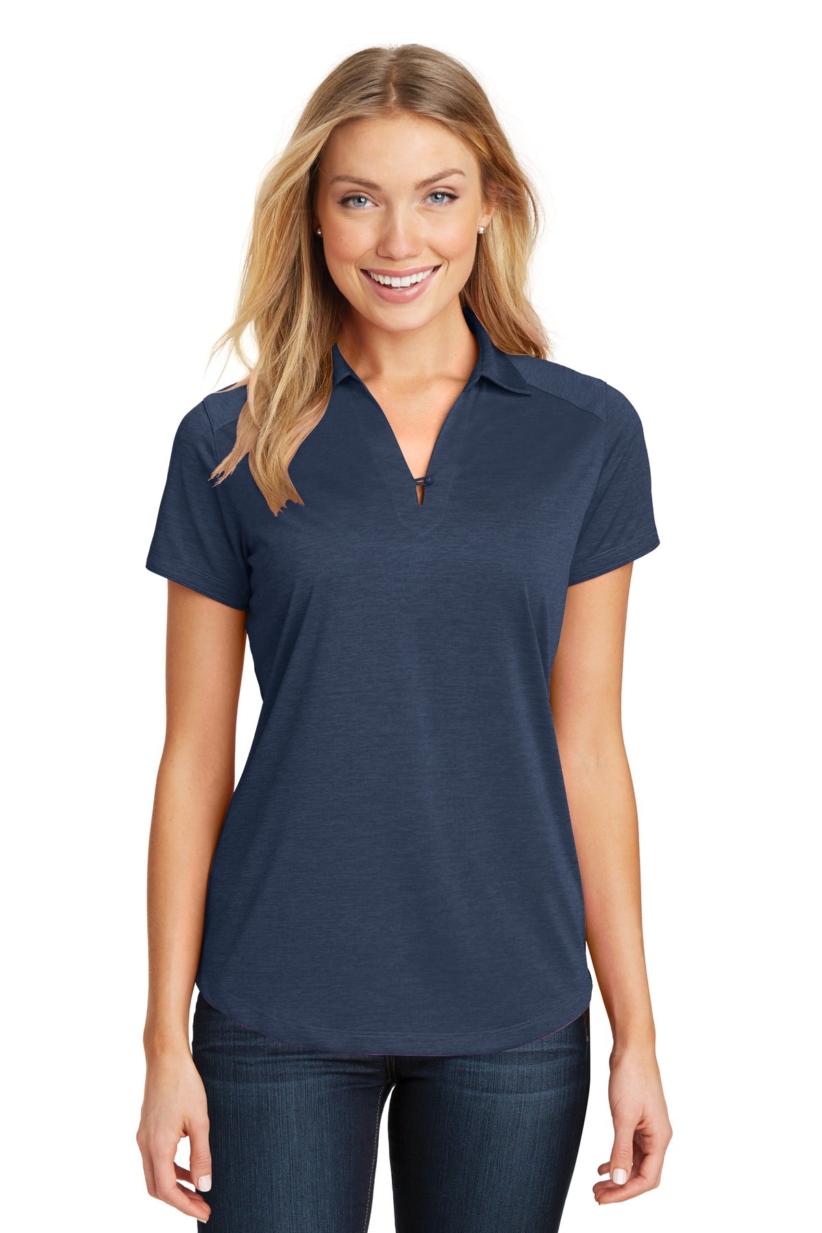 Port Authority® Ladies Digi Heather Performance Polo. L574